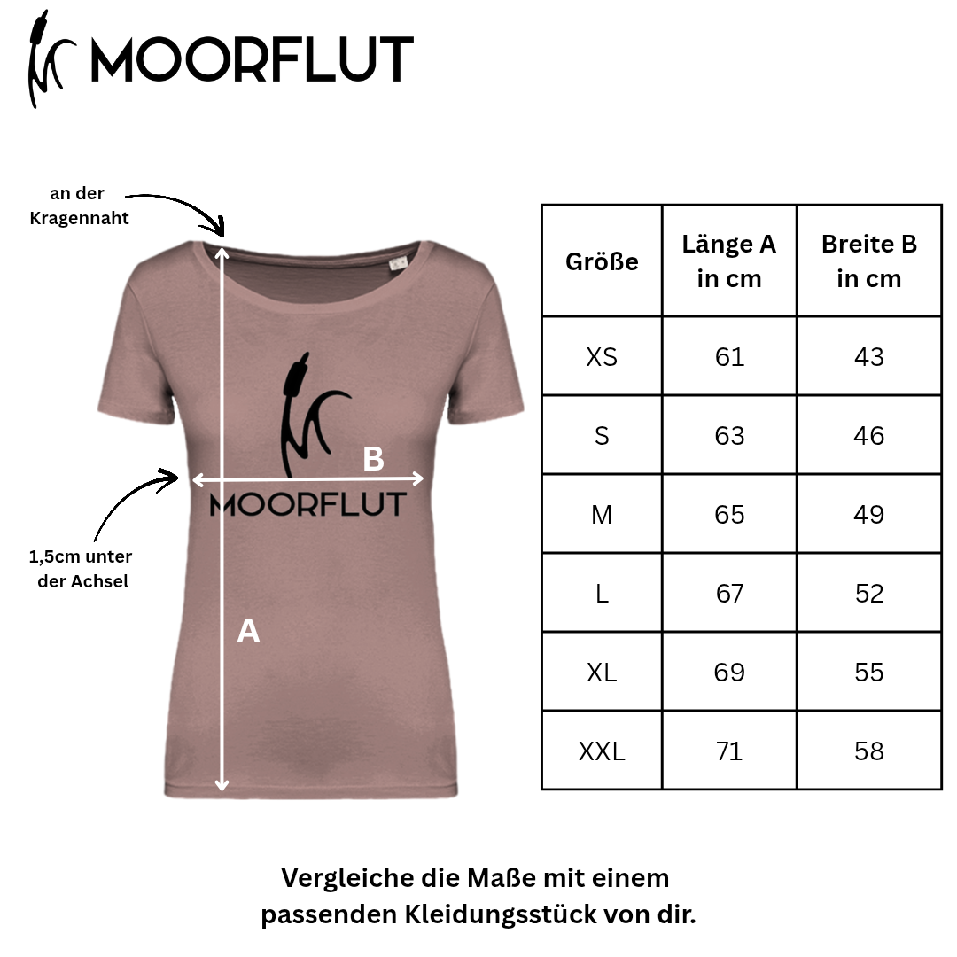 Sumpf-Blutauge Bio Frauen T-Shirt Backprint