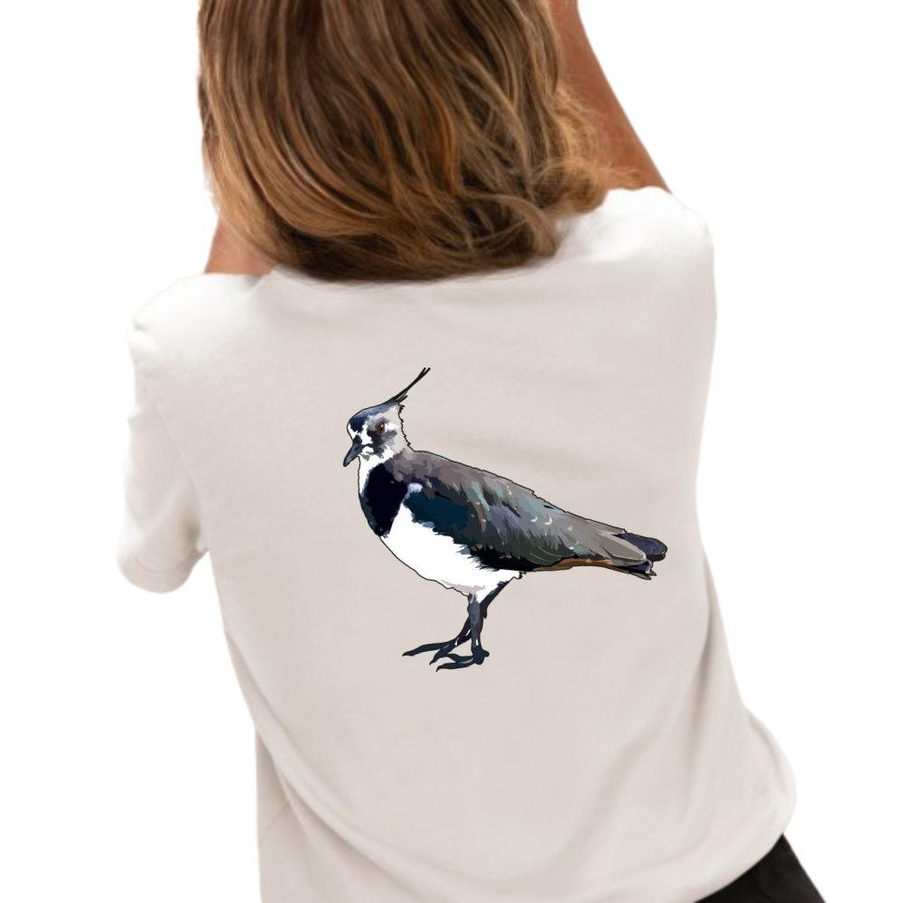 Kiebitz Bio Frauen T-Shirt Backprint