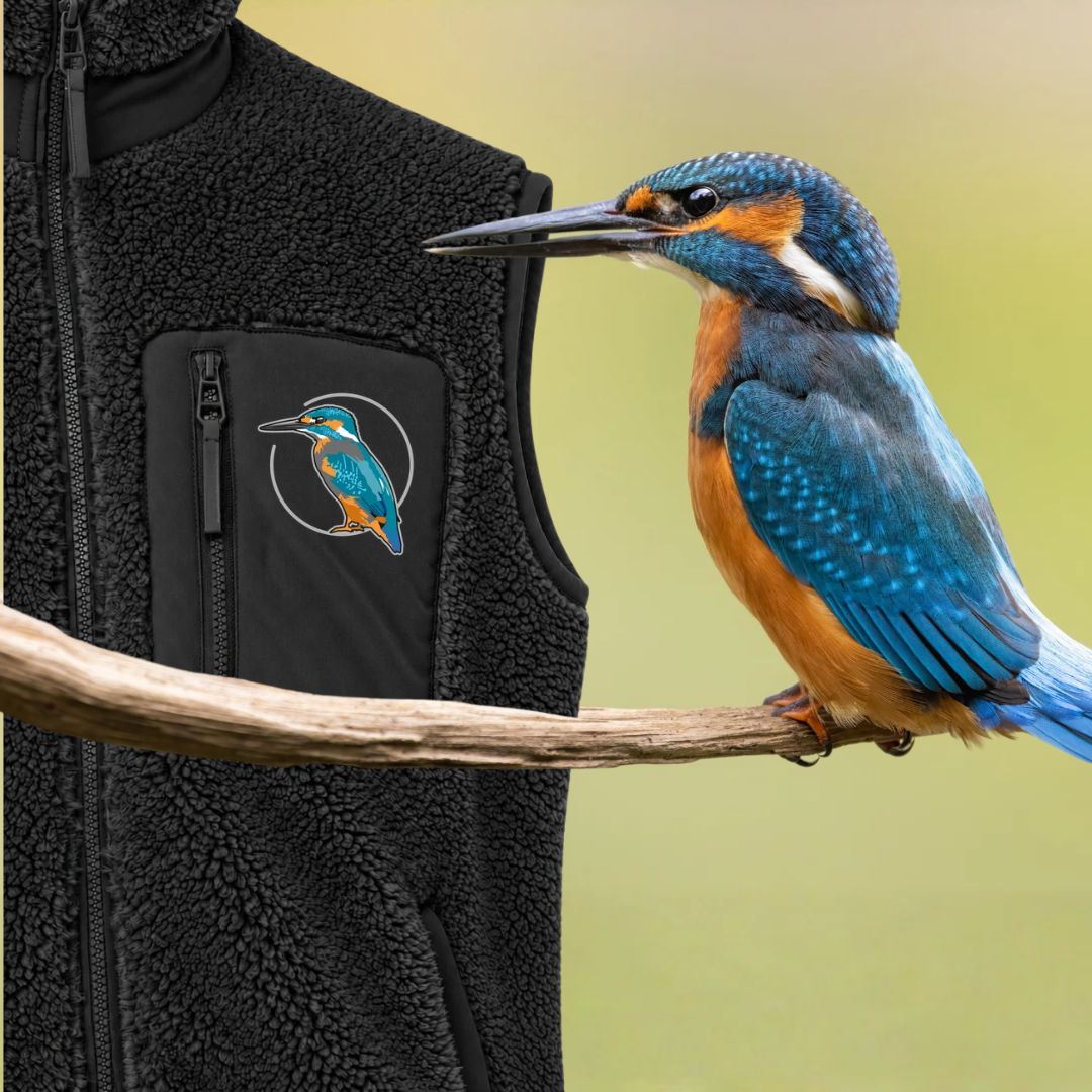 Eisvogel ganz Sherpa Unisex Weste