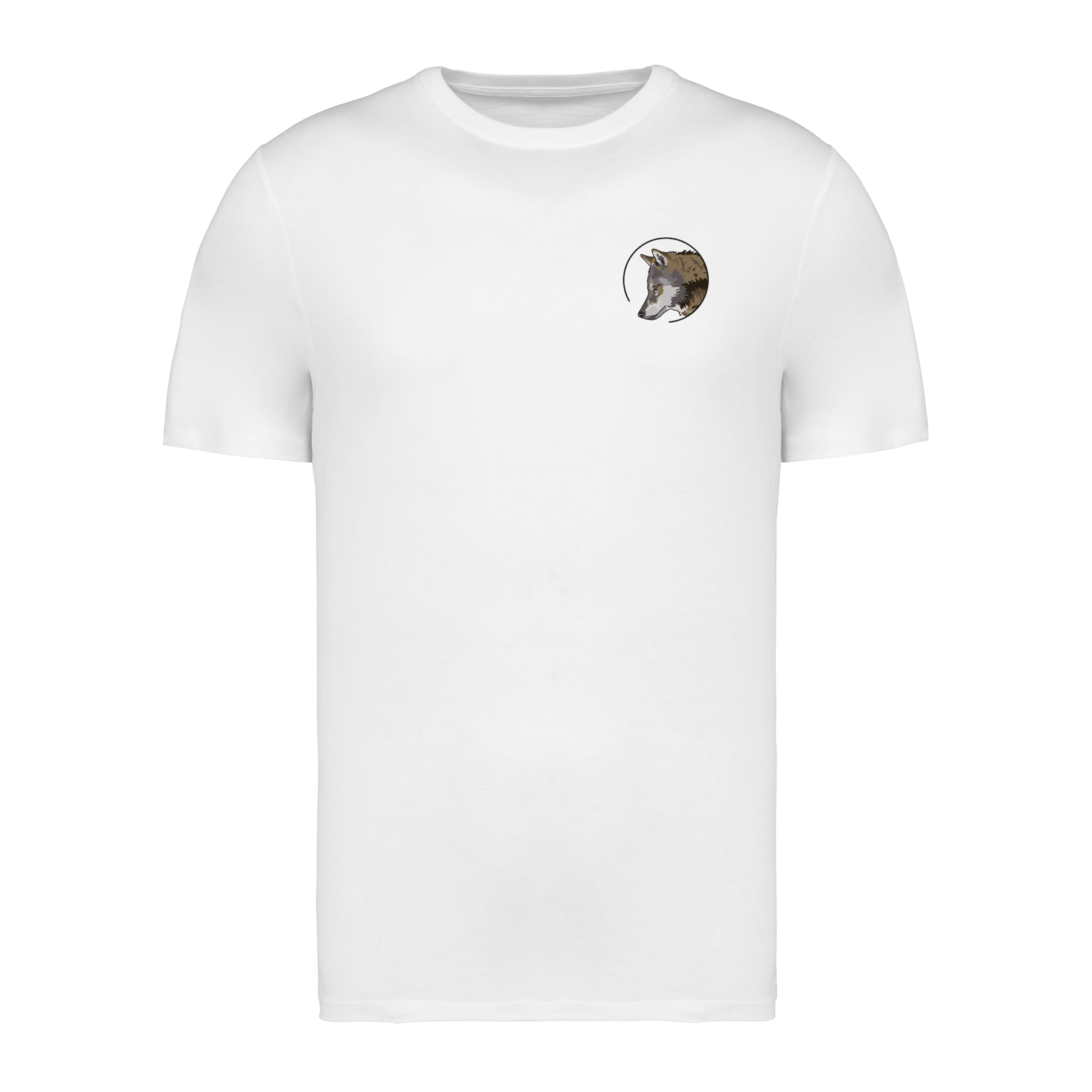 Eurasischer Grauwolf Bio Männer T-Shirt