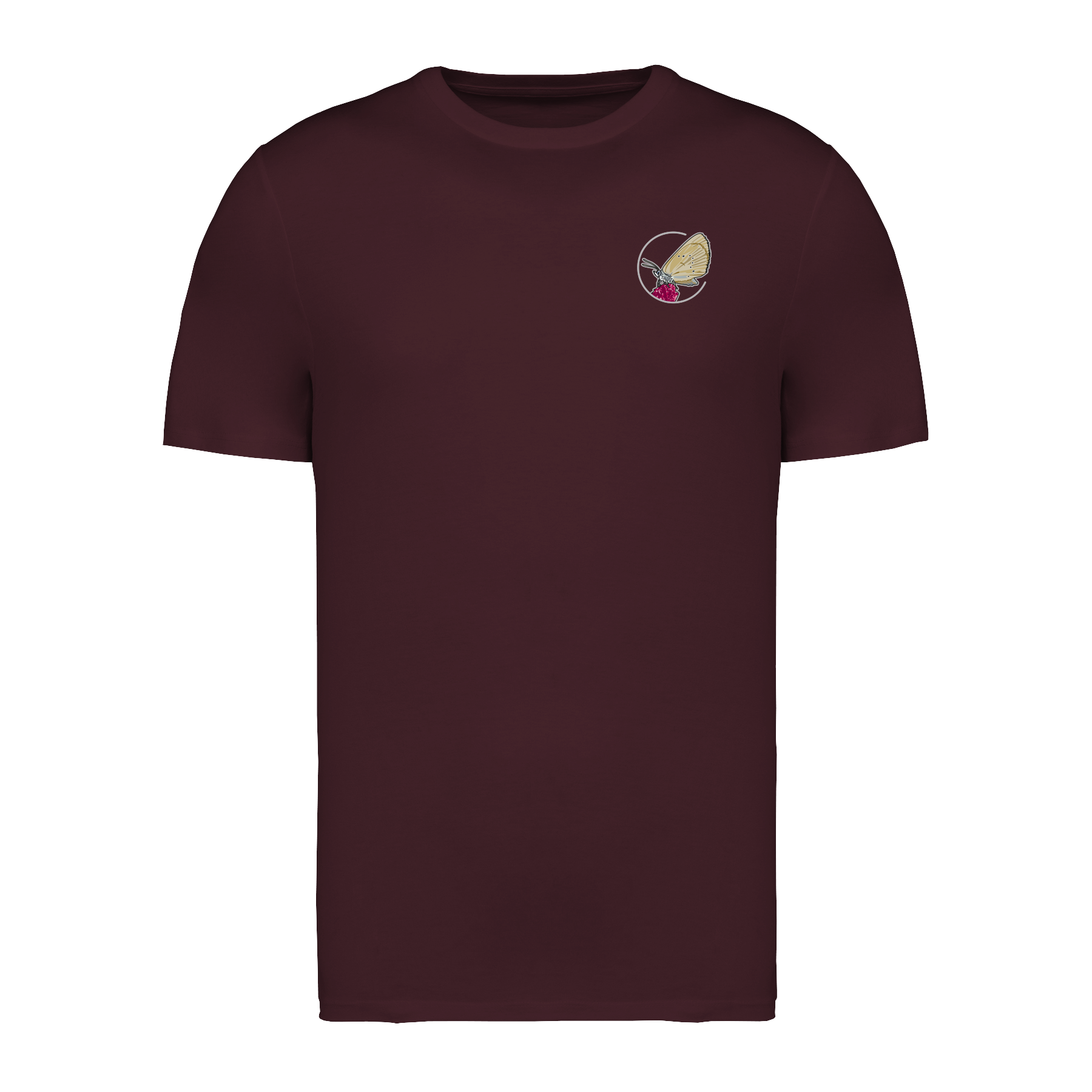 Dunkler Wiesenknopf-Ameisenbläuling Bio Männer T-Shirt Backprint