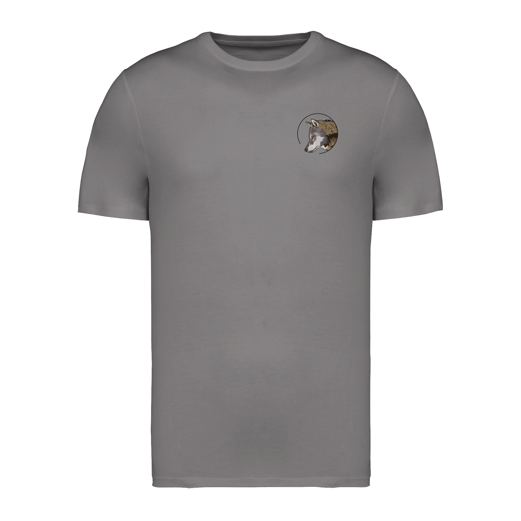 Eurasischer Grauwolf Bio Männer T-Shirt