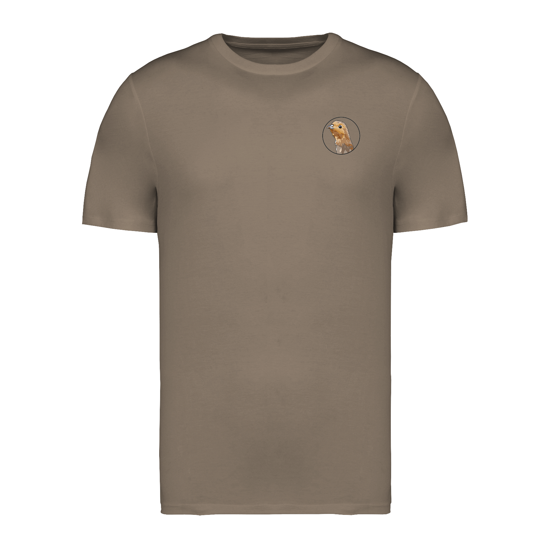 Rebhuhn Bio Männer T-Shirt Backprint