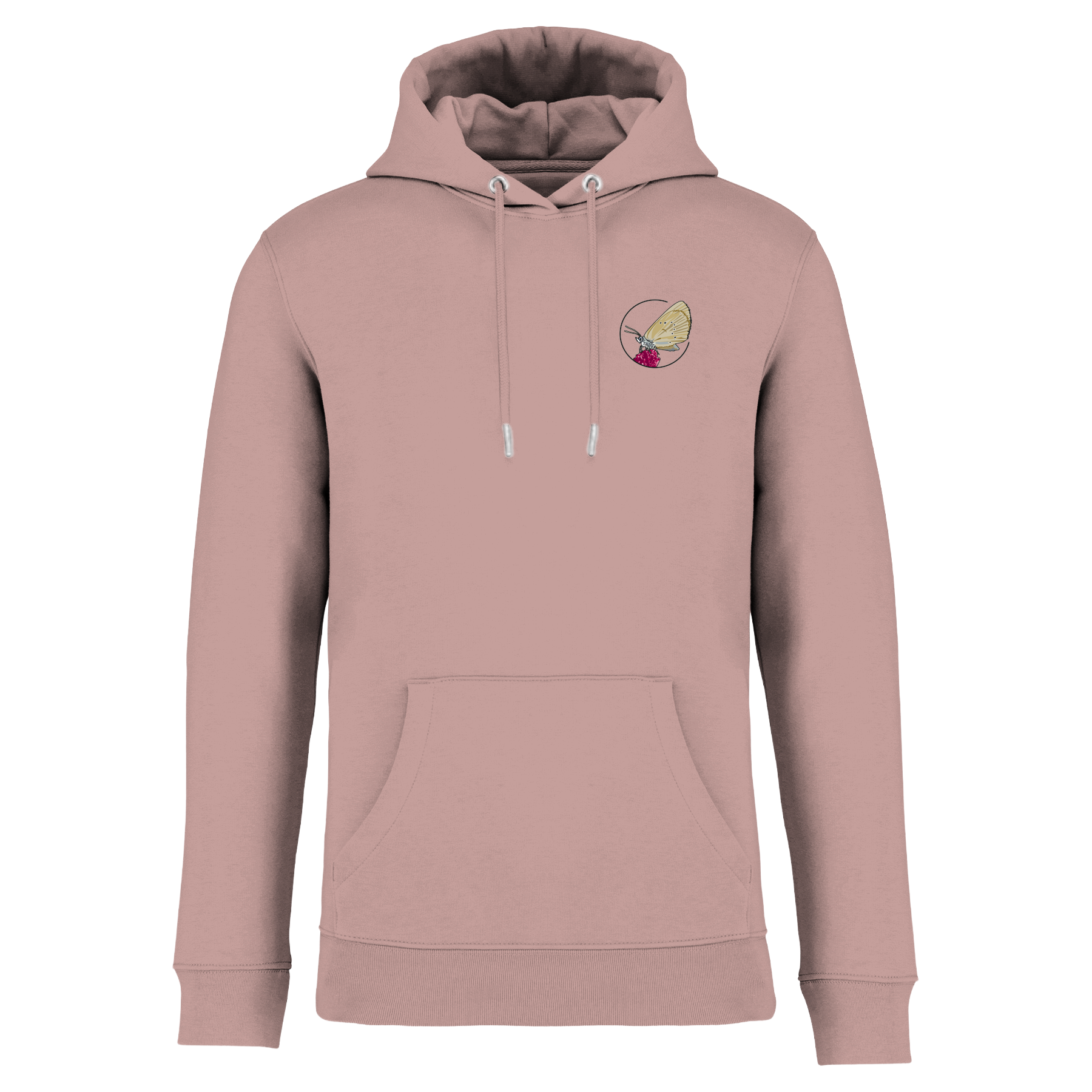 Dunkler Wiesenknopf-Ameisenbläuling Bio Unisex Hoodie