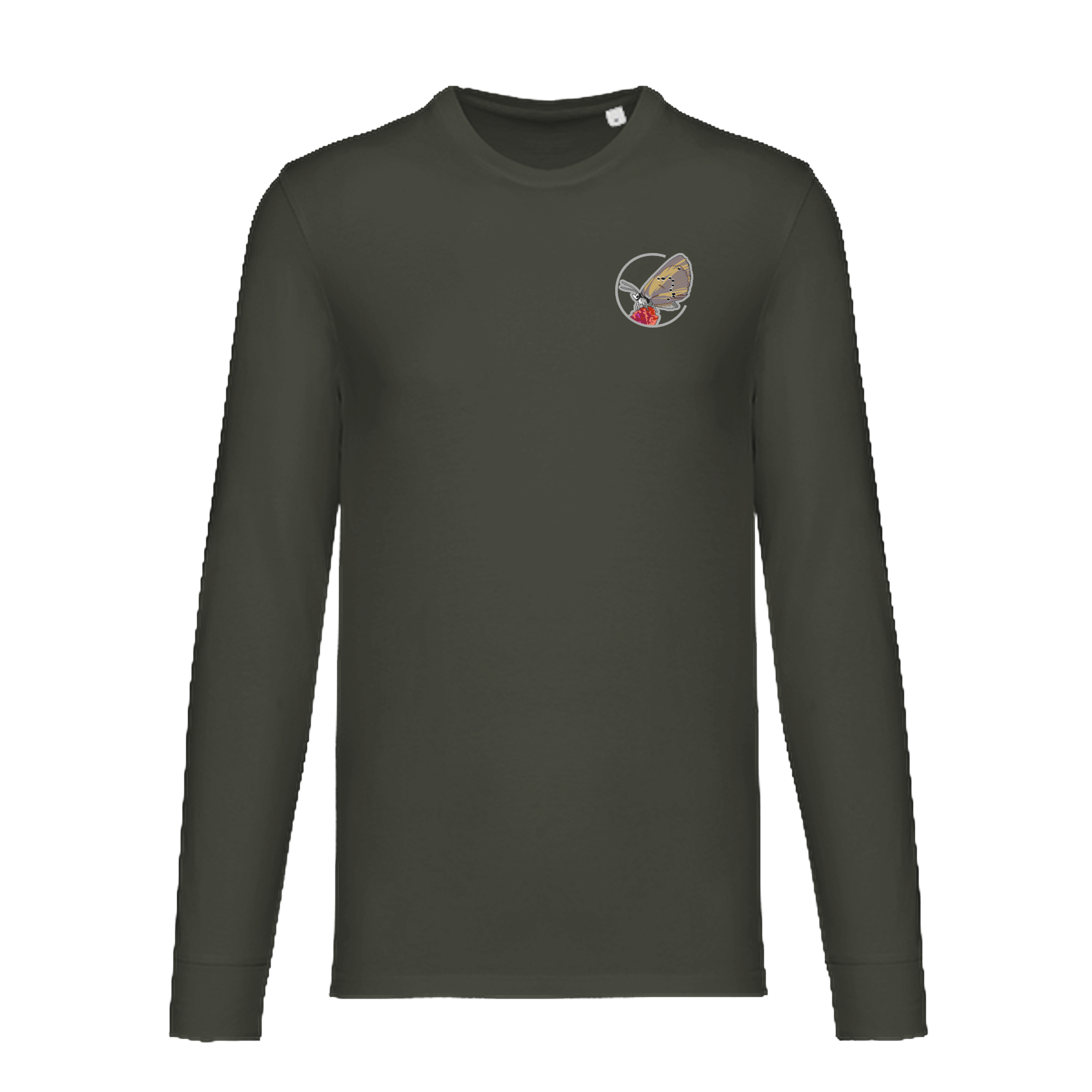 Dunkler Wiesenknopf-Ameisenbläuling Bio Unisex Longsleeve Stick