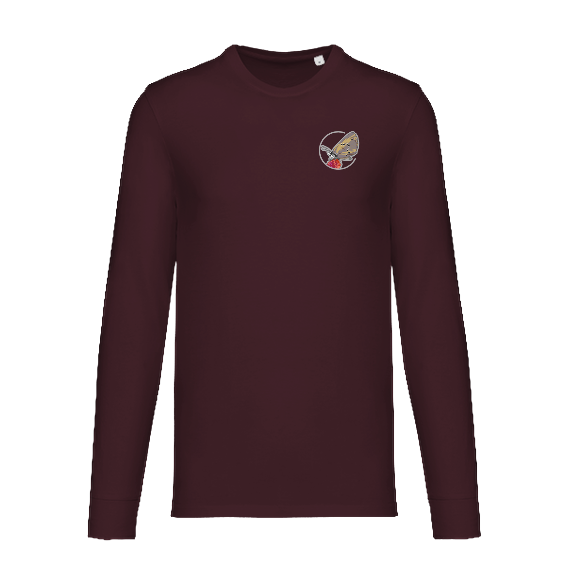 Dunkler Wiesenknopf-Ameisenbläuling Bio Unisex Longsleeve Stick