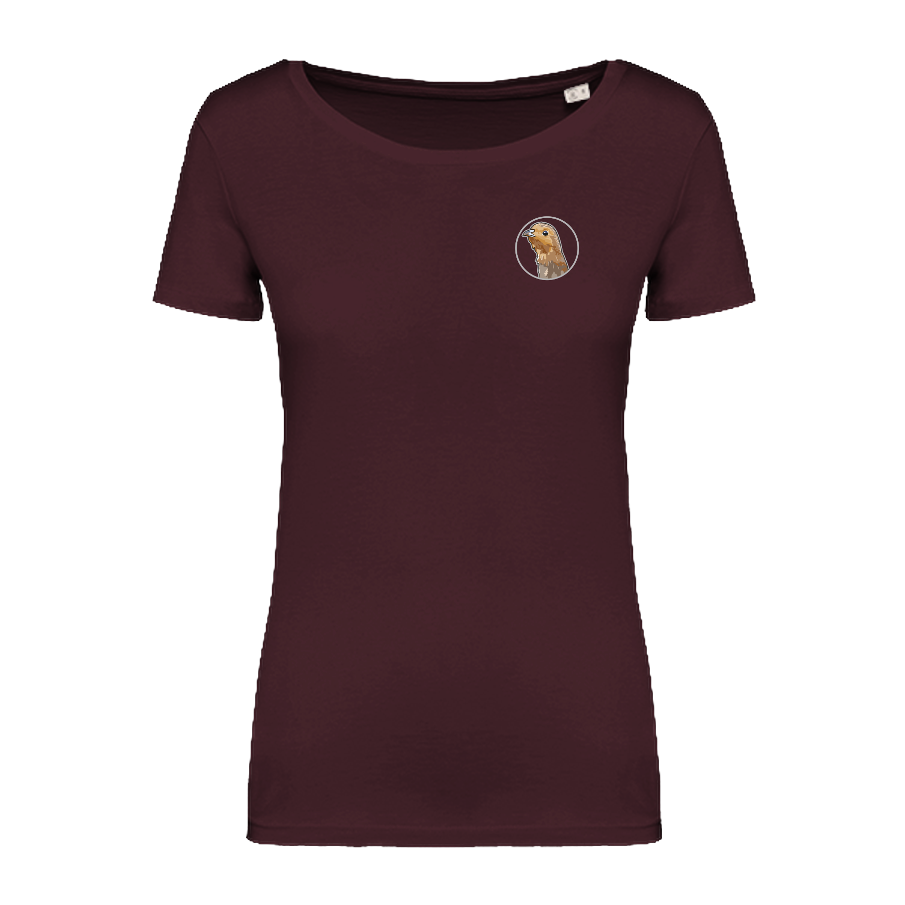 Rebhuhn Bio Frauen T-Shirt Backprint