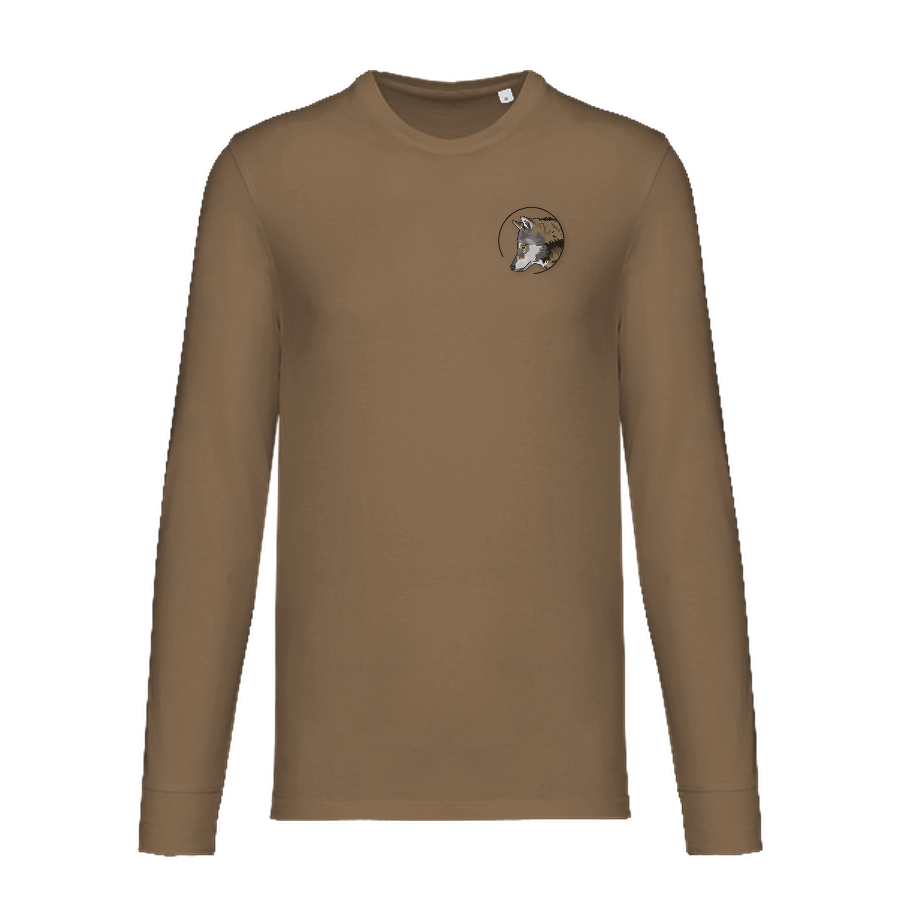 Eurasischer Grauwolf Bio Unisex Longsleeve