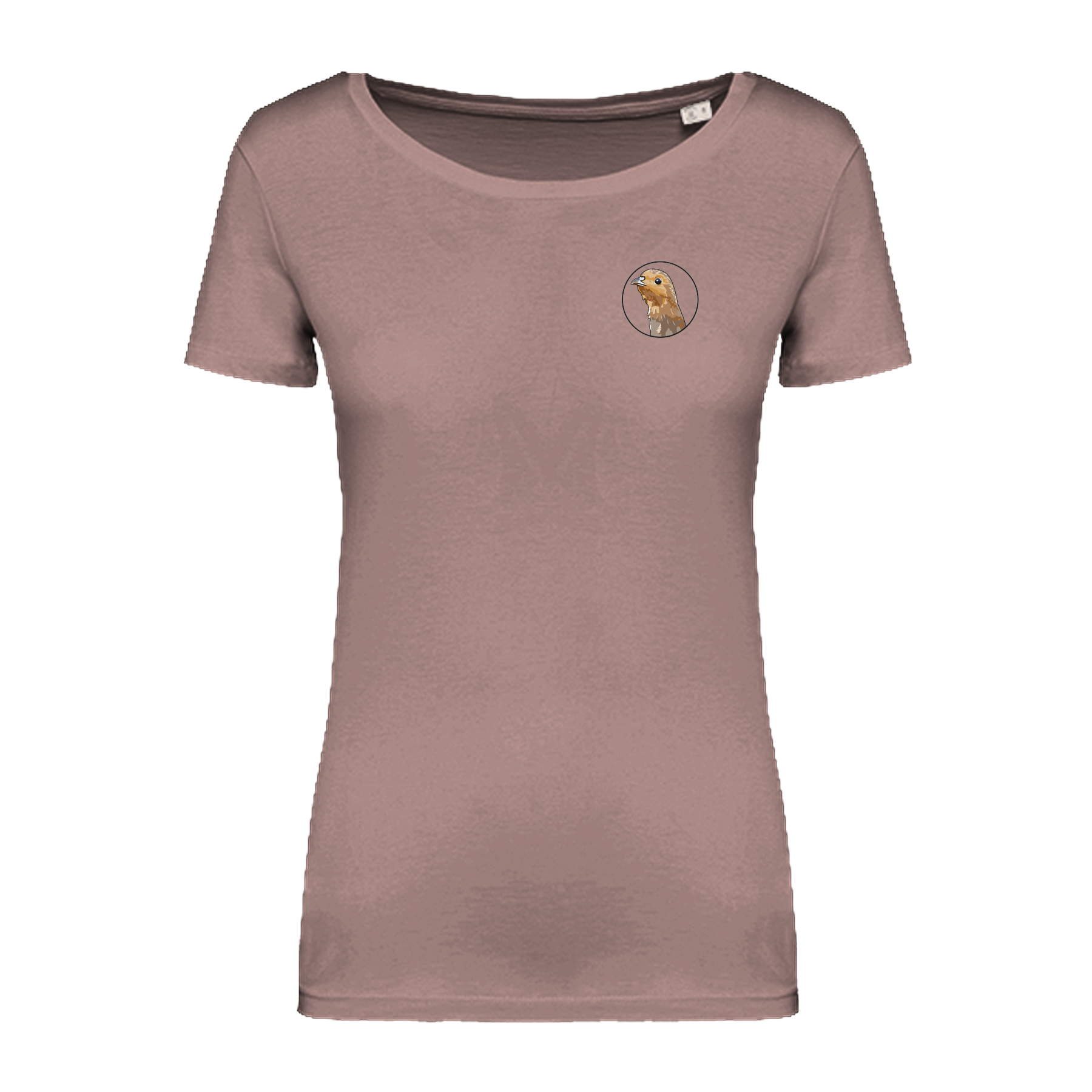 Rebhuhn Bio Frauen T-Shirt Backprint