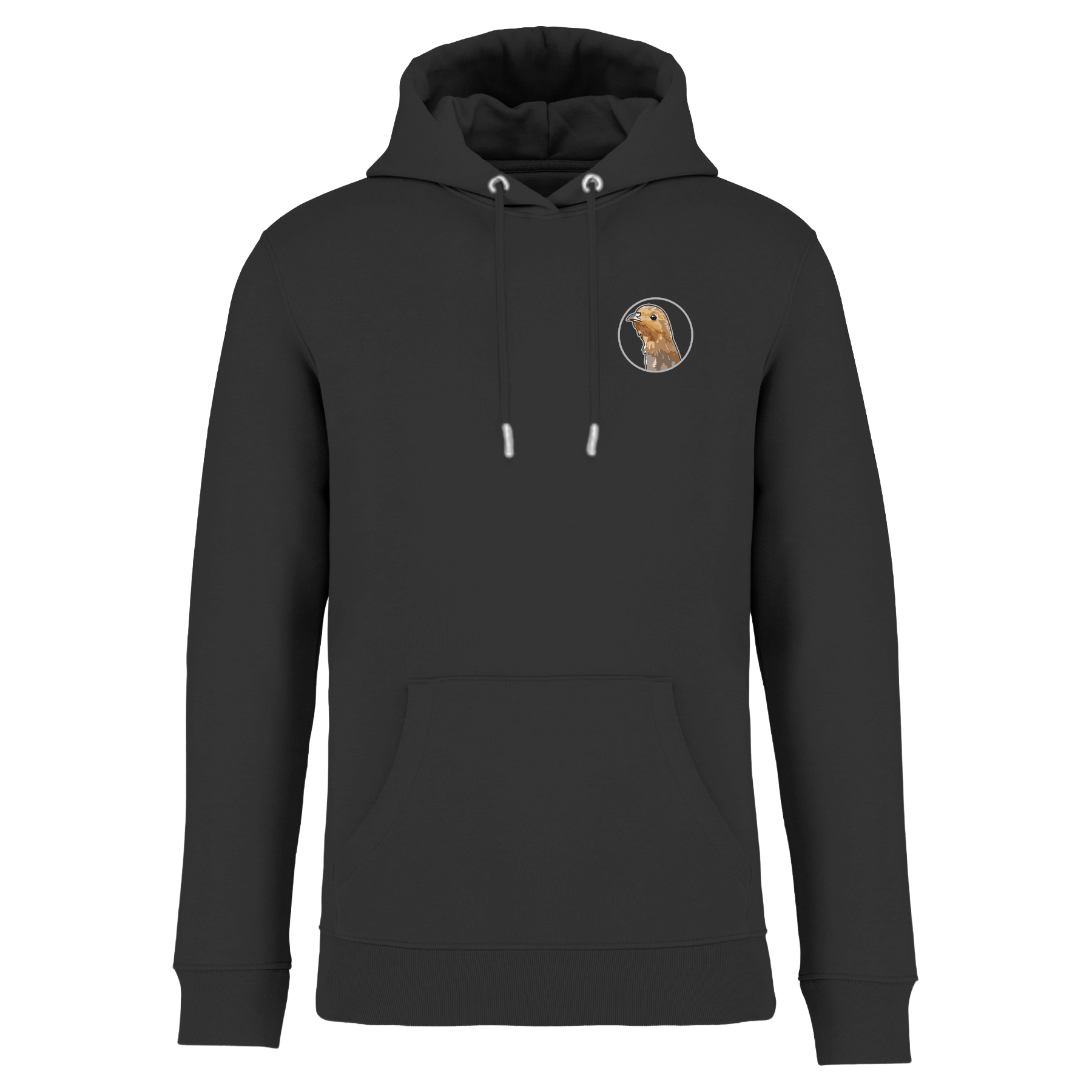 Rebhuhn Bio Unisex Hoodie Backprint