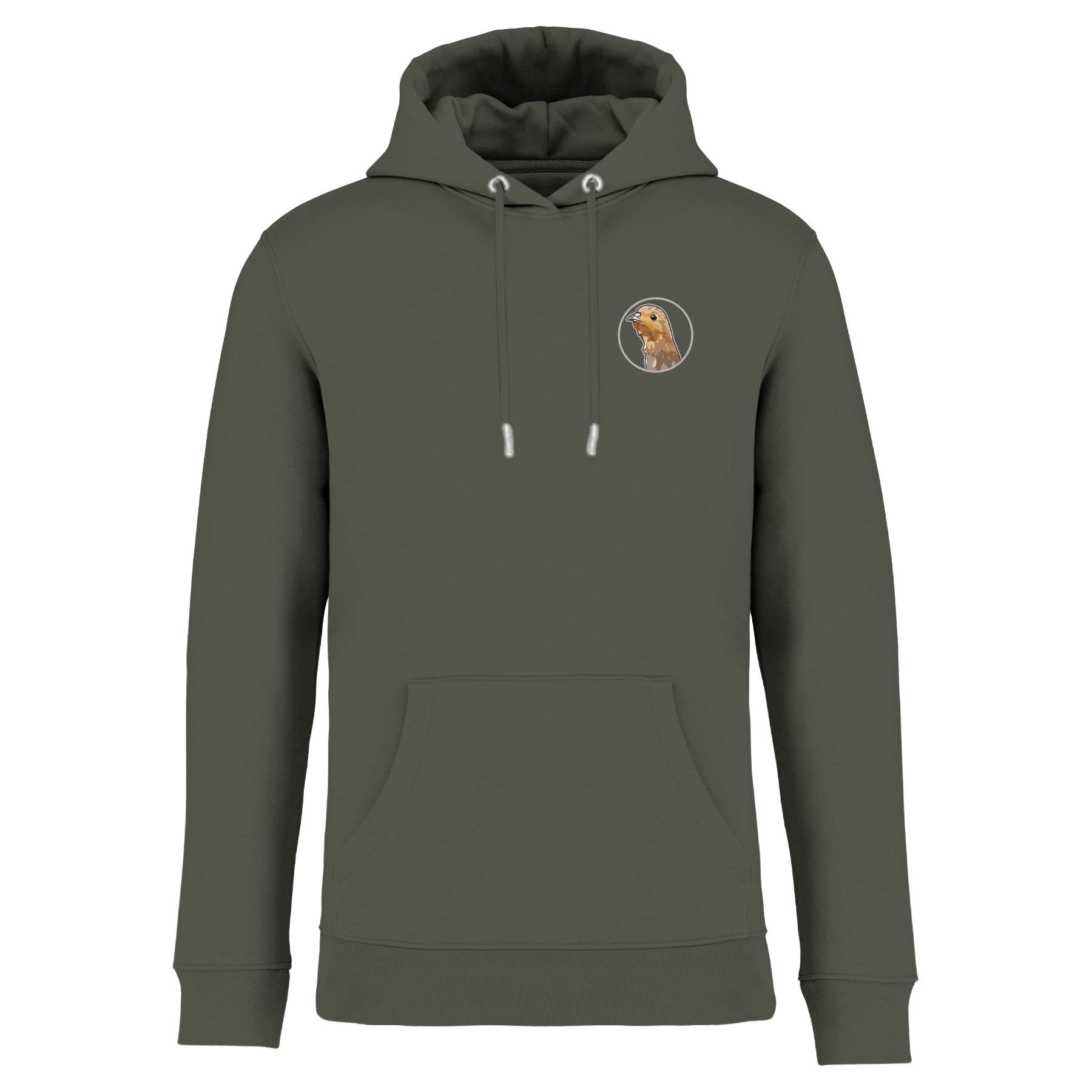 Rebhuhn Bio Unisex Hoodie Backprint
