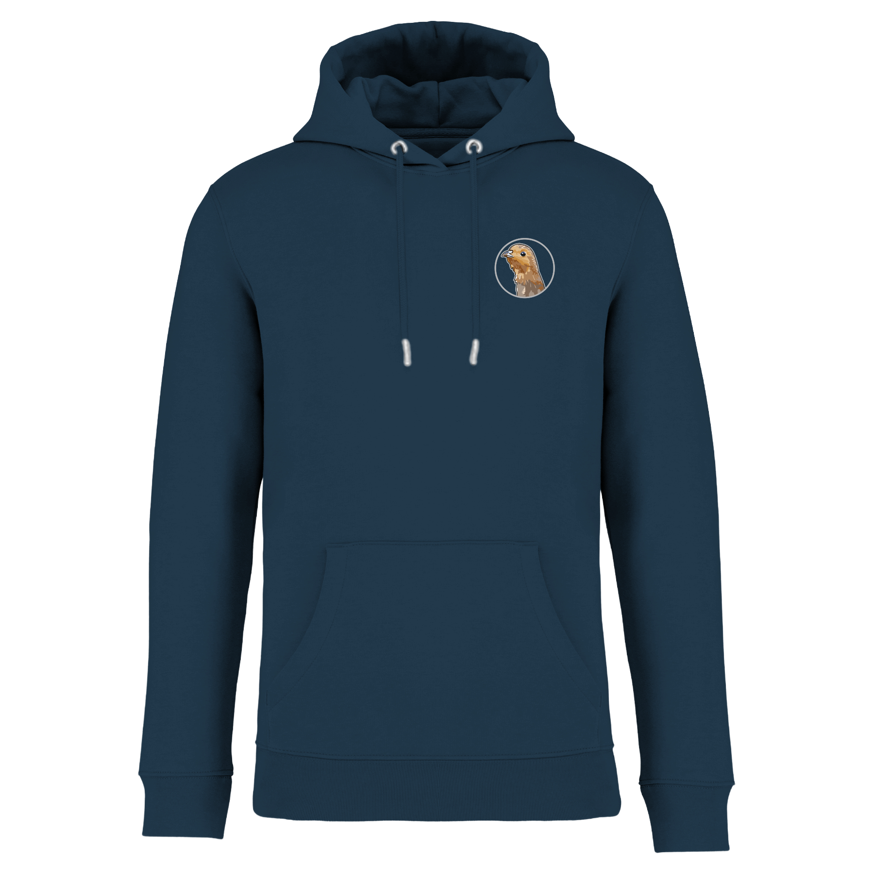 Rebhuhn Bio Unisex Hoodie Backprint