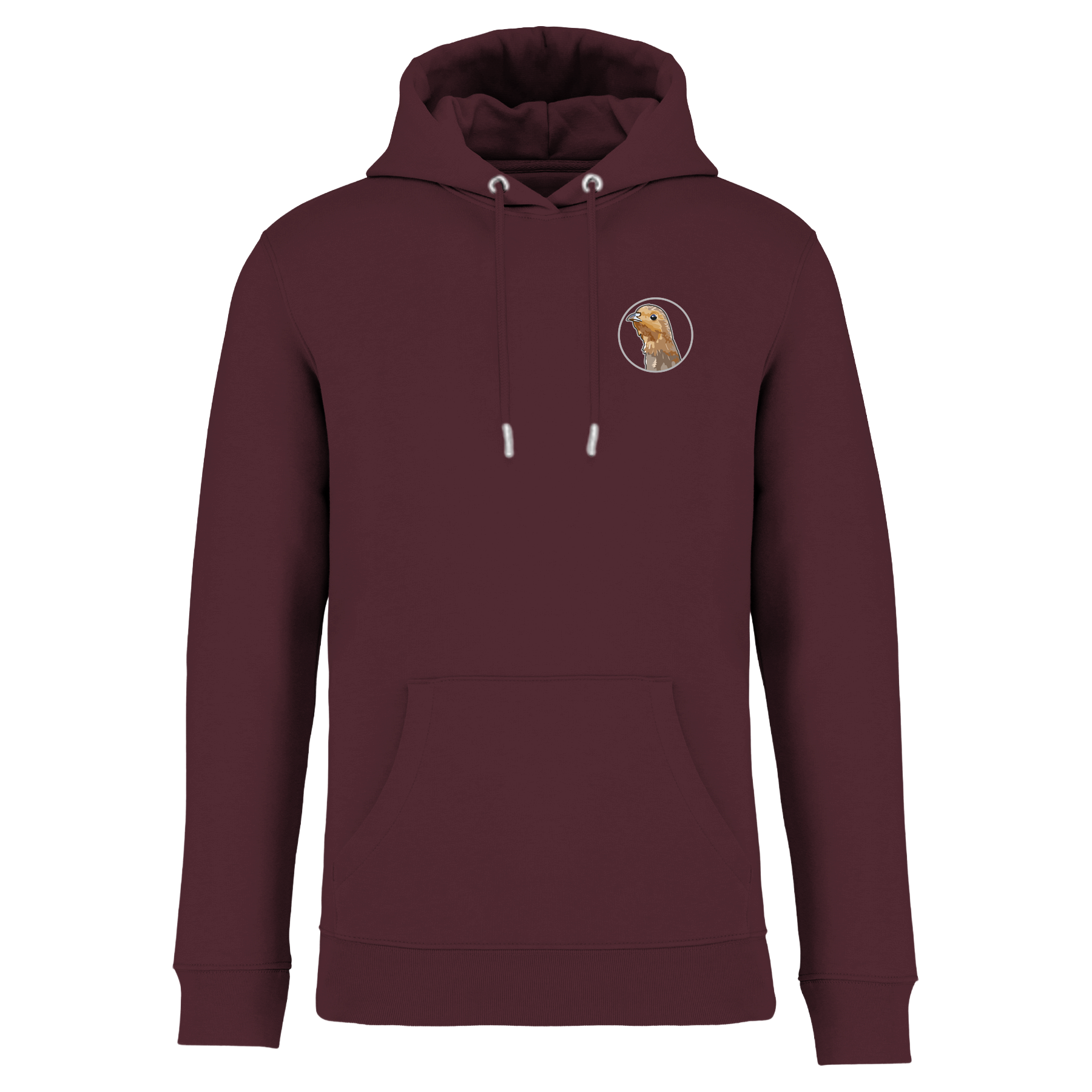 Rebhuhn Bio Unisex Hoodie Backprint