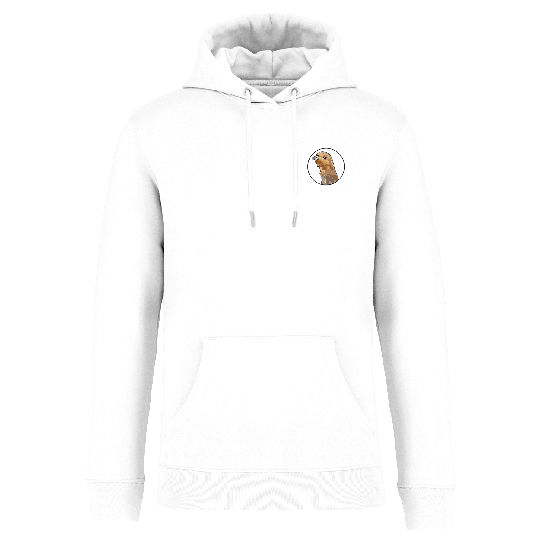 Rebhuhn Bio Unisex Hoodie Backprint