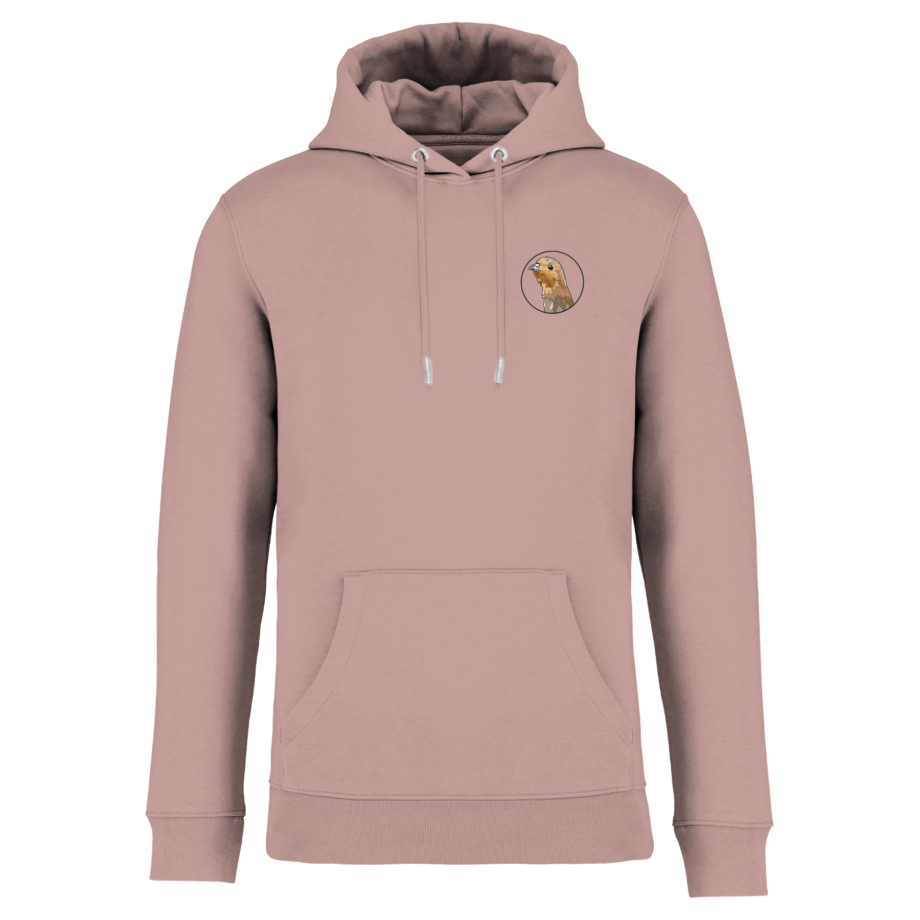Rebhuhn Bio Unisex Hoodie Backprint