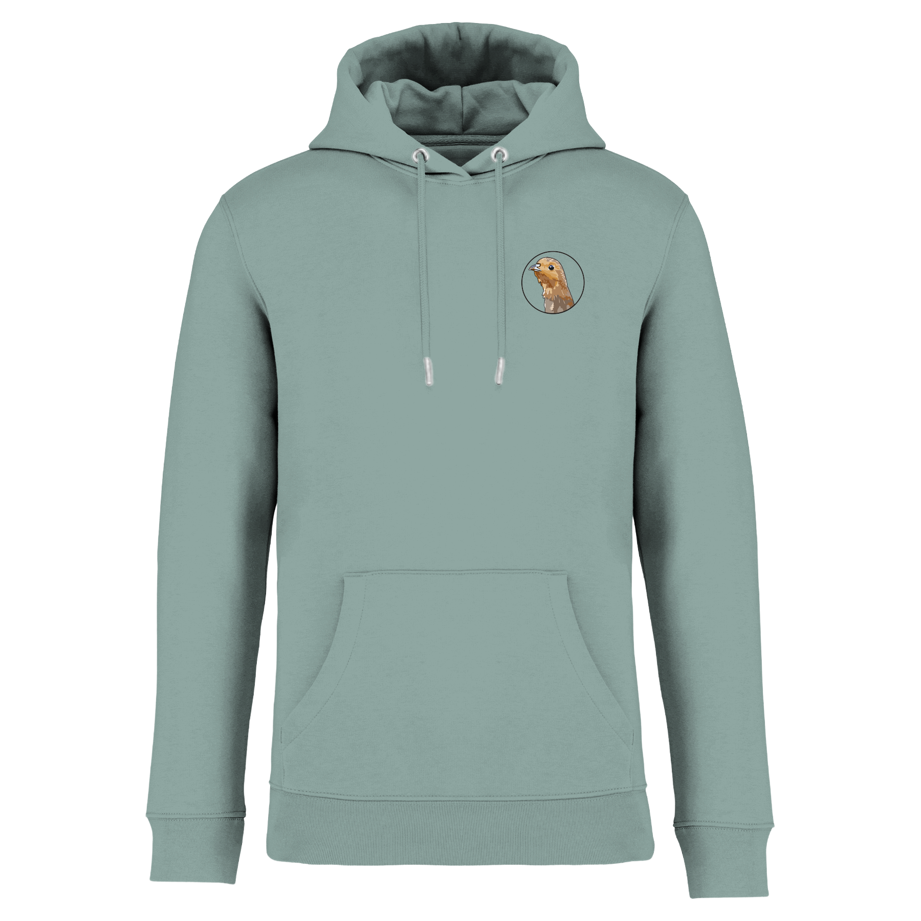 Rebhuhn Bio Unisex Hoodie Backprint