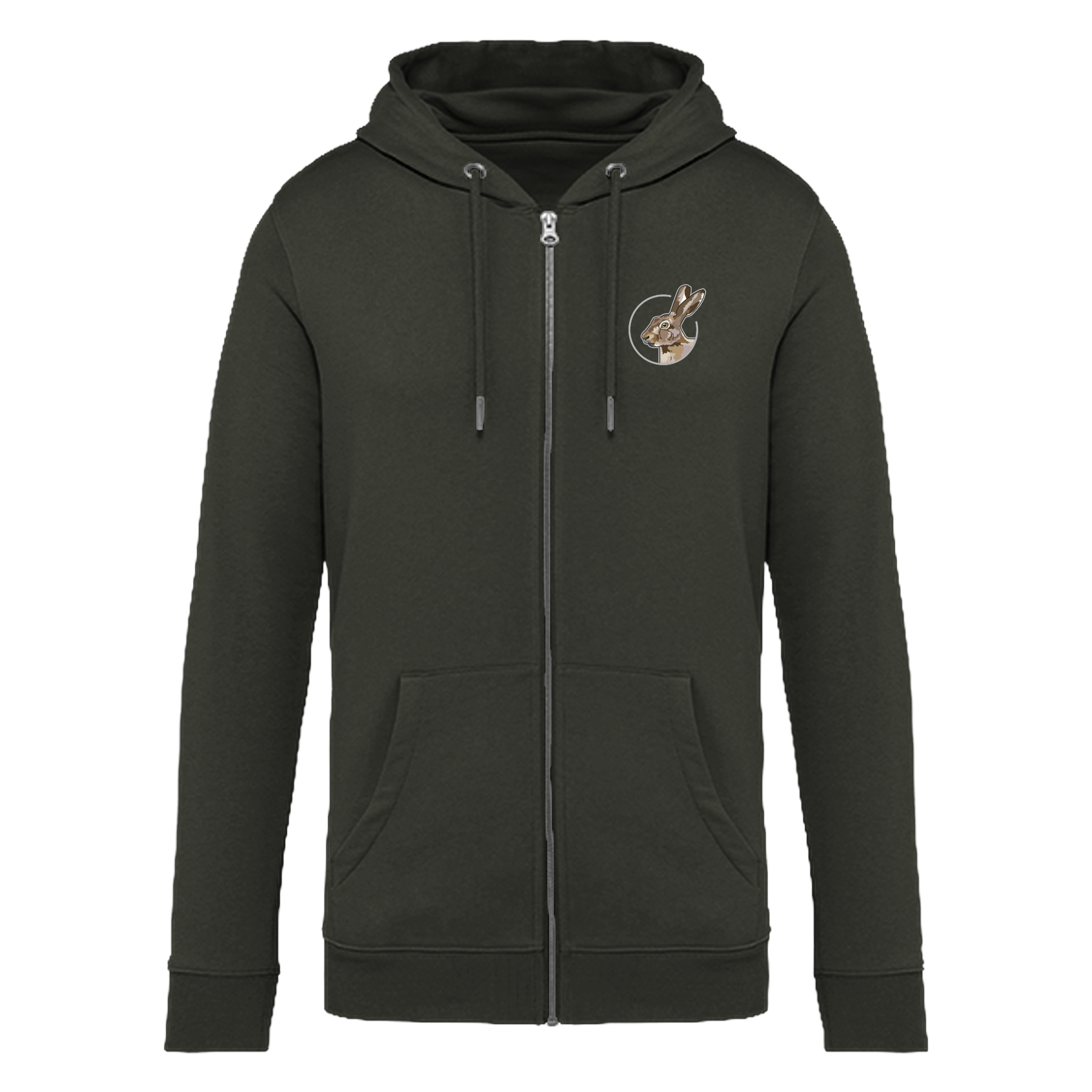 Feldhase Bio Unisex Zip-Hoodie