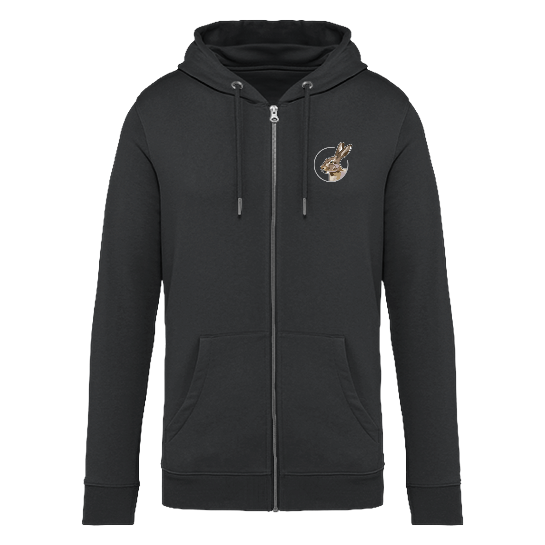 Feldhase Bio Unisex Zip-Hoodie