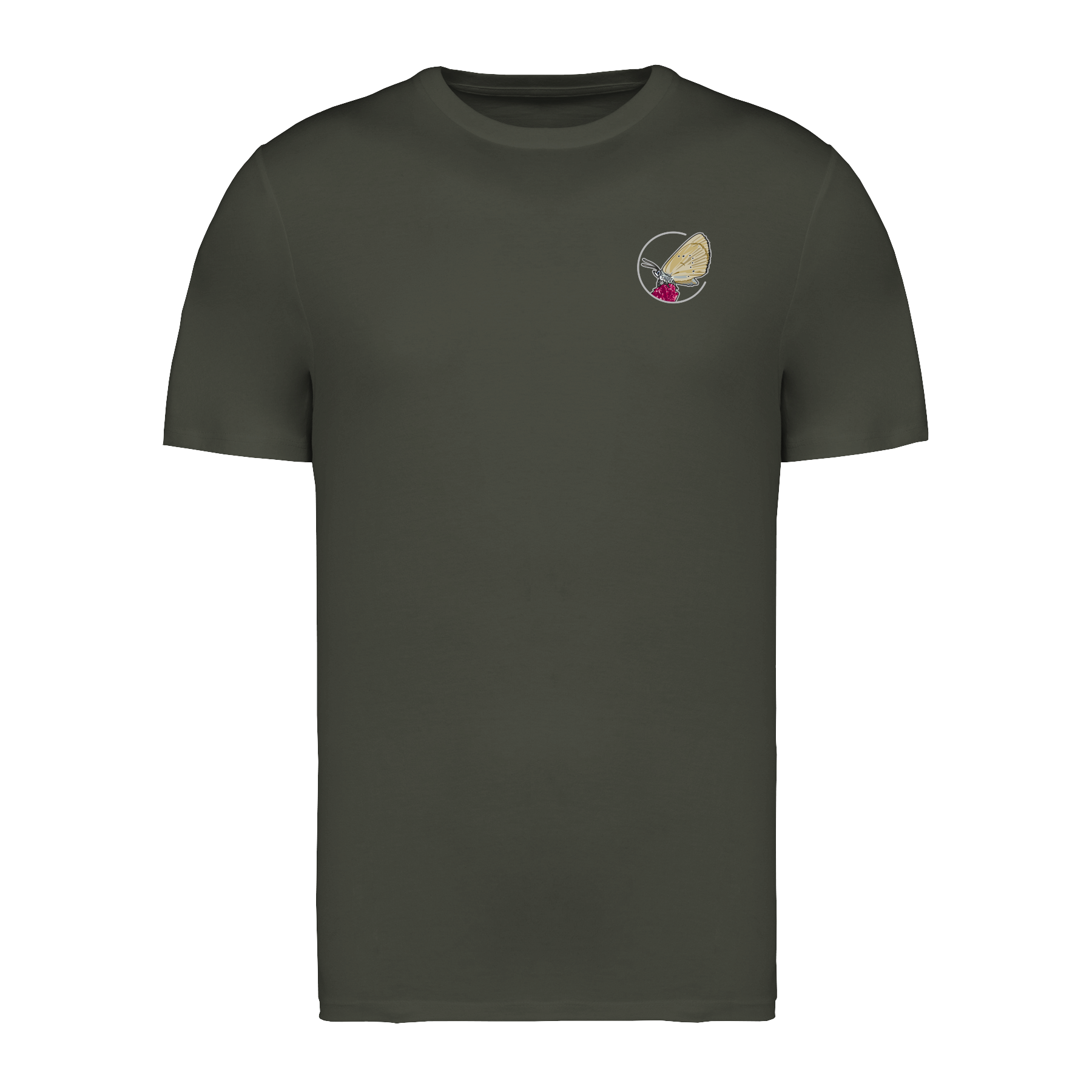 Dunkler Wiesenknopf-Ameisenbläuling Bio Männer T-Shirt Backprint
