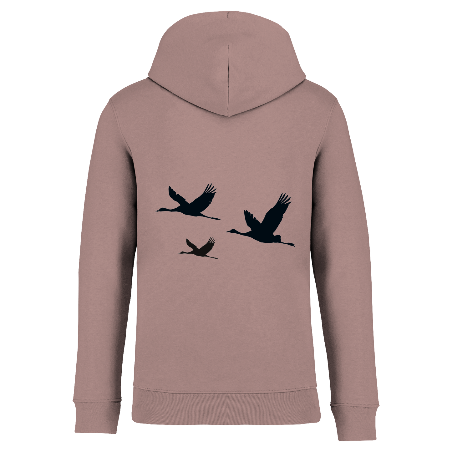 Kranich Bio Unisex Hoodie Backprint