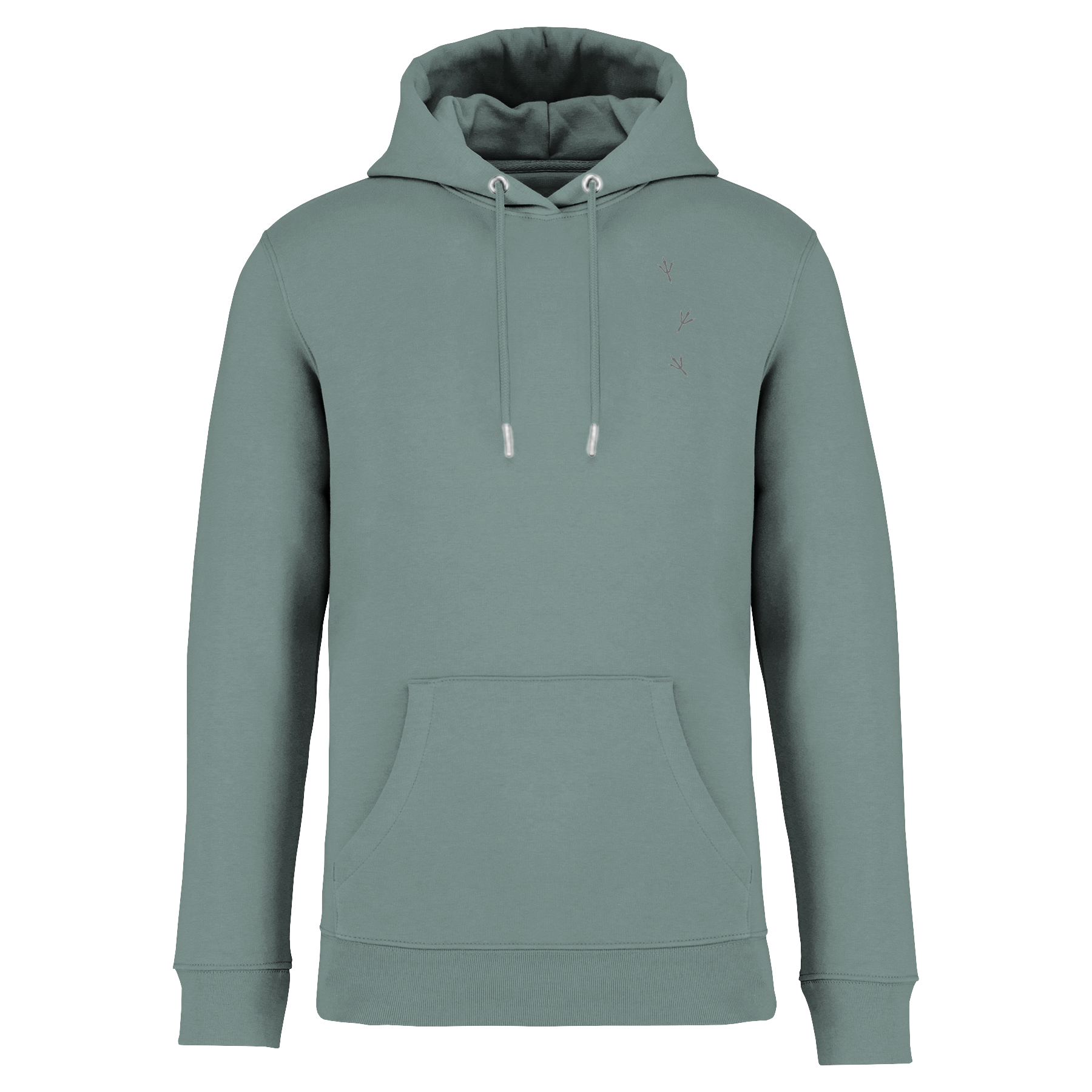 Wiedehopf Bio Unisex Hoodie Backprint