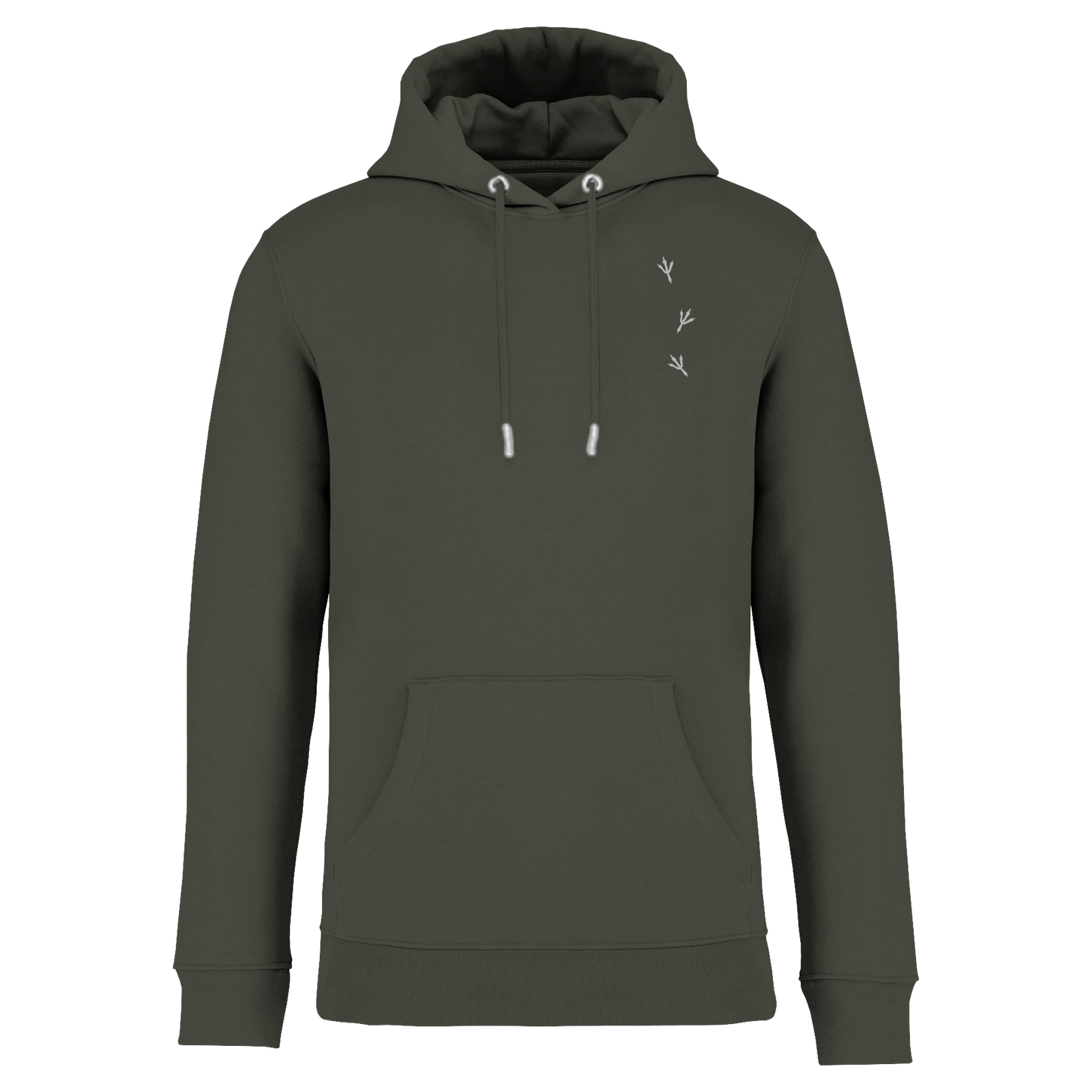 Wiedehopf Bio Unisex Hoodie Backprint