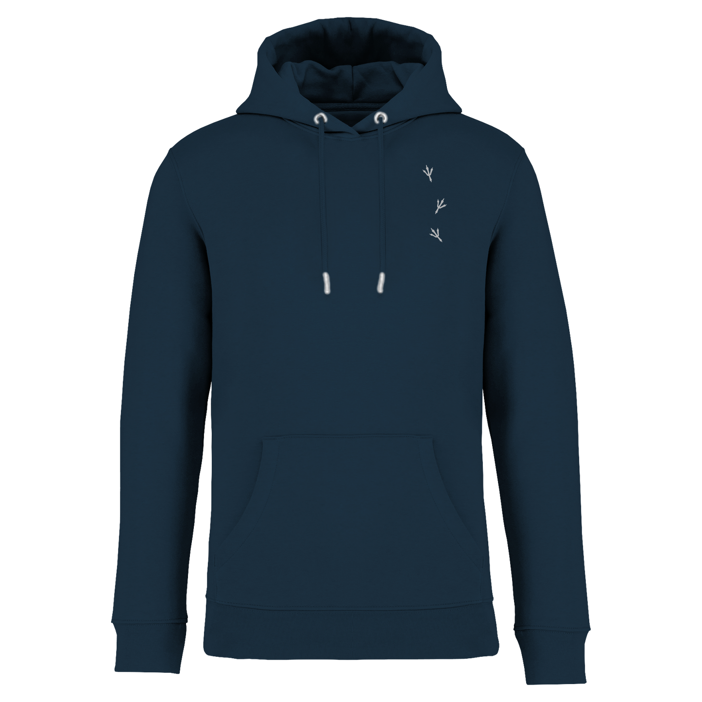 Wiedehopf Bio Unisex Hoodie Backprint
