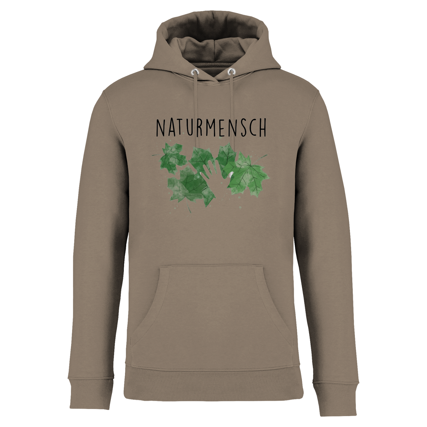 Naturmensch Bio Männer Hoodie Frontprint