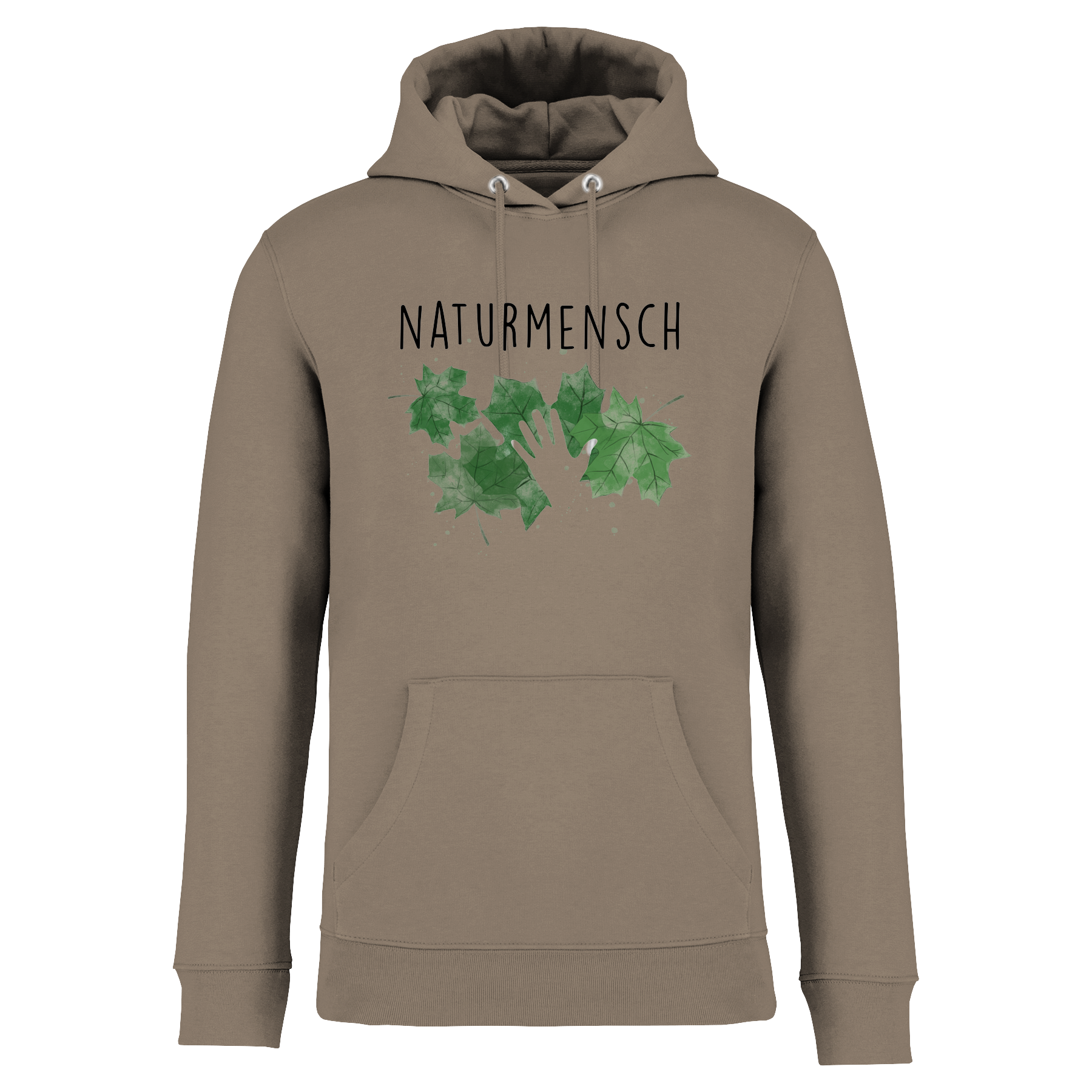 Naturmensch Bio Männer Hoodie Frontprint