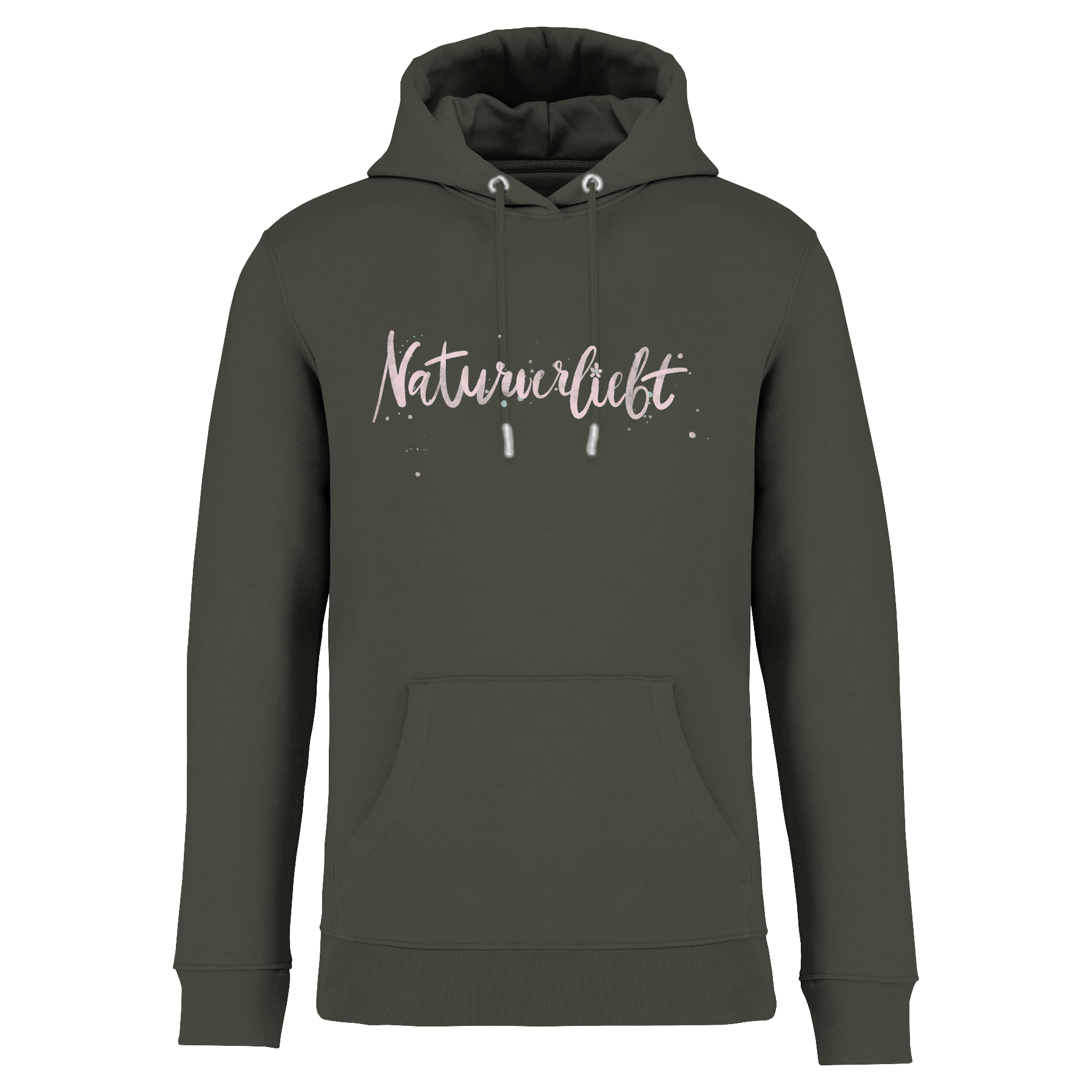 Naturverliebt Bio Unisex Hoodie Frontprint