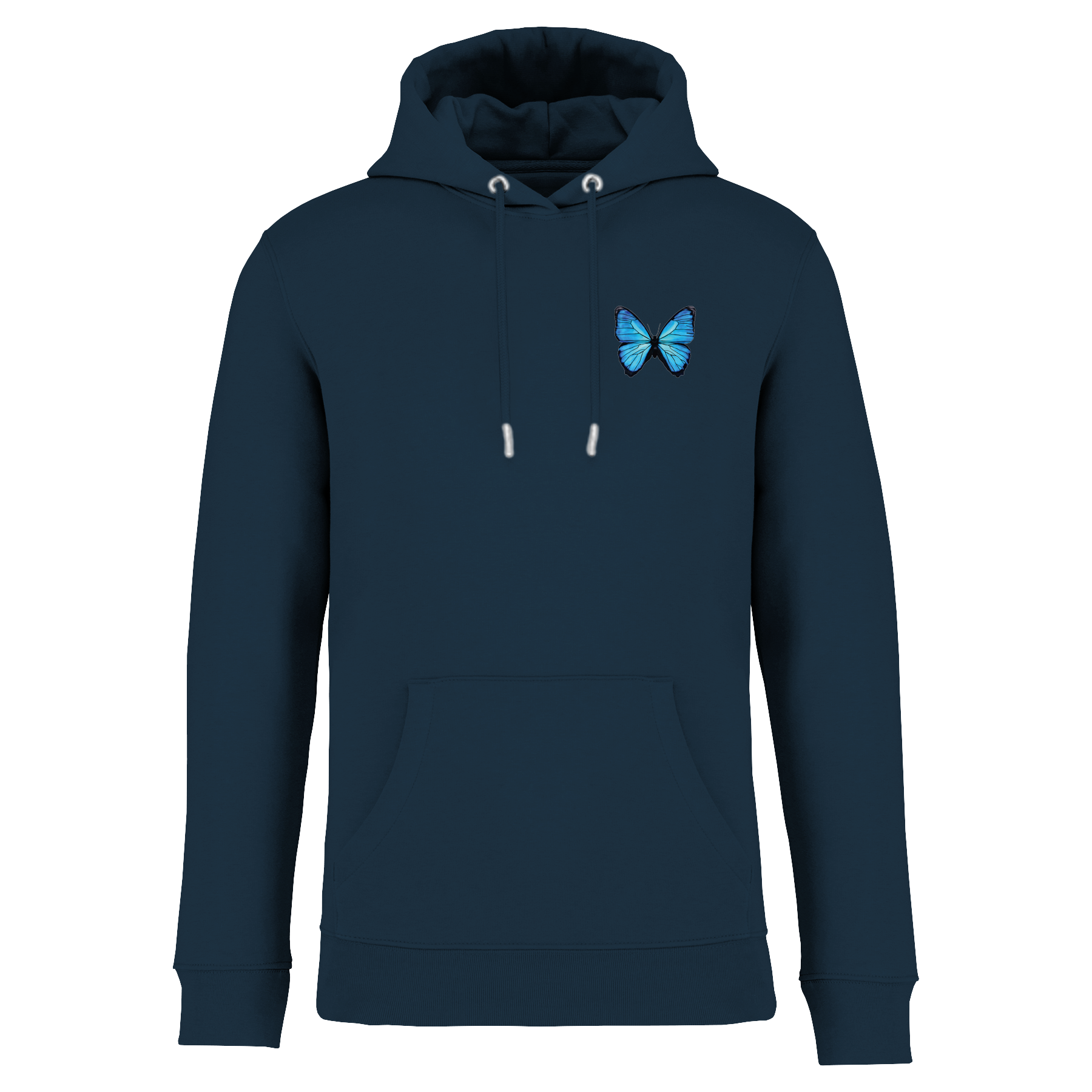 Hochmoor-Bläuling Bio Unisex Hoodie