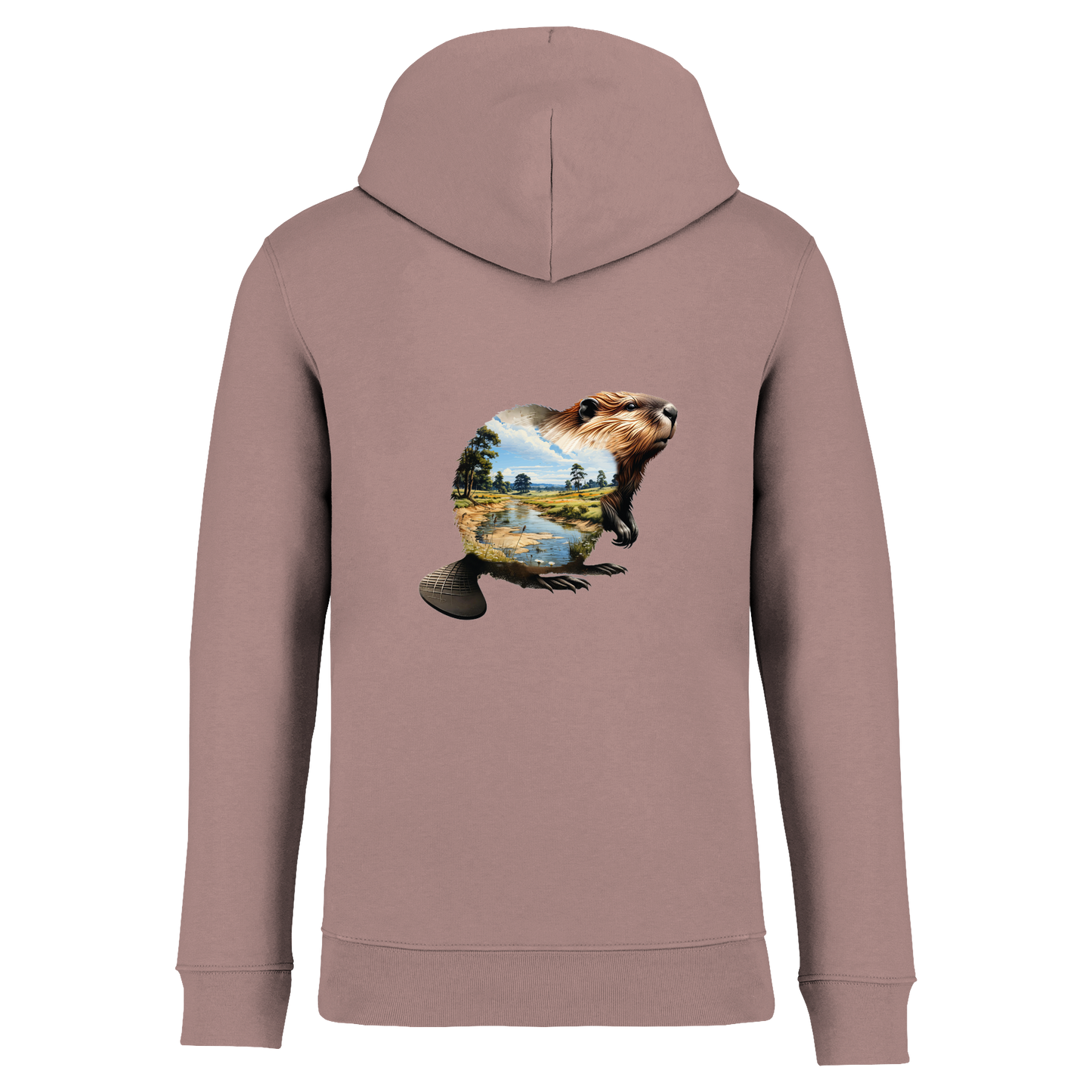 Biber Bio Unisex Hoodie Backprint