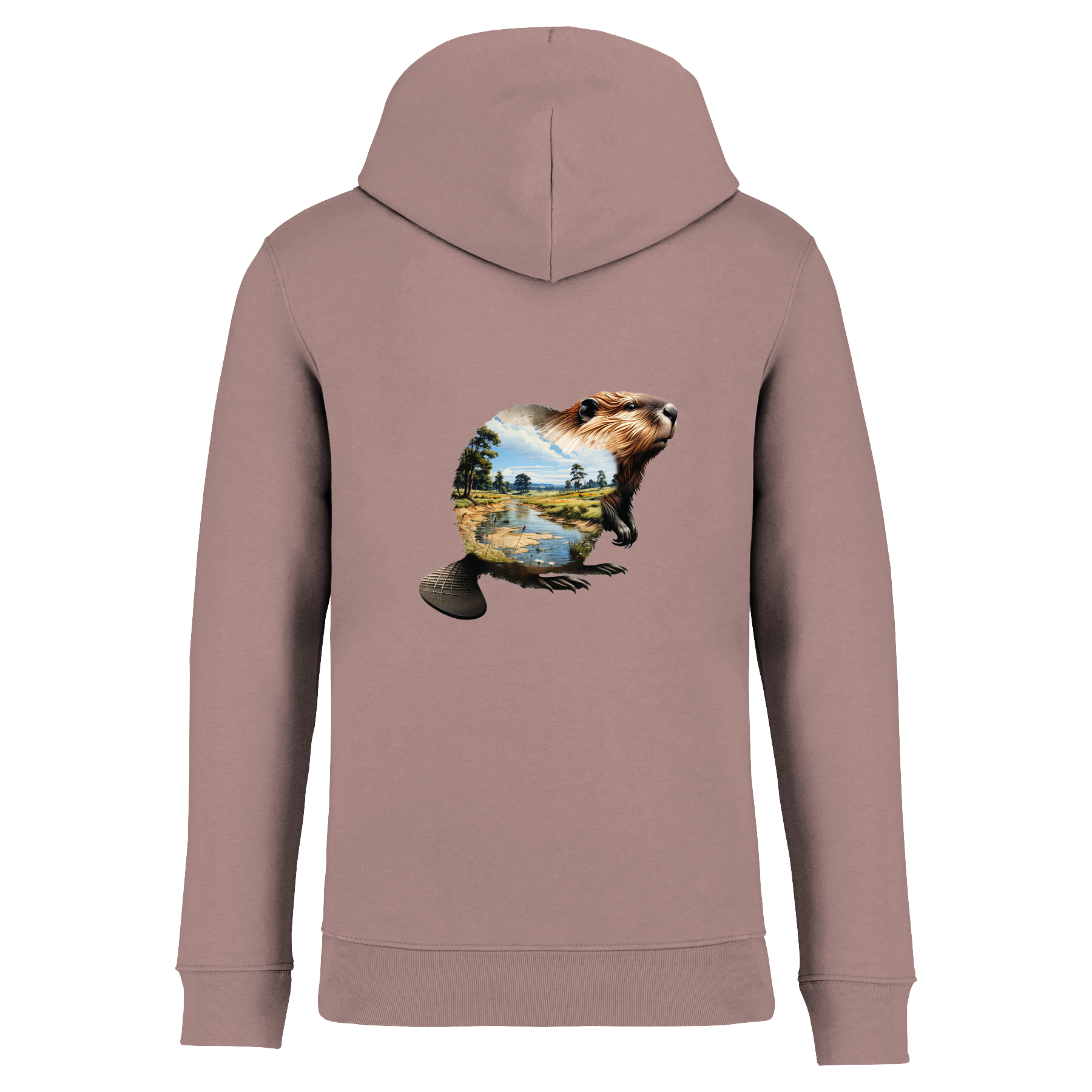 Biber Bio Unisex Hoodie Backprint