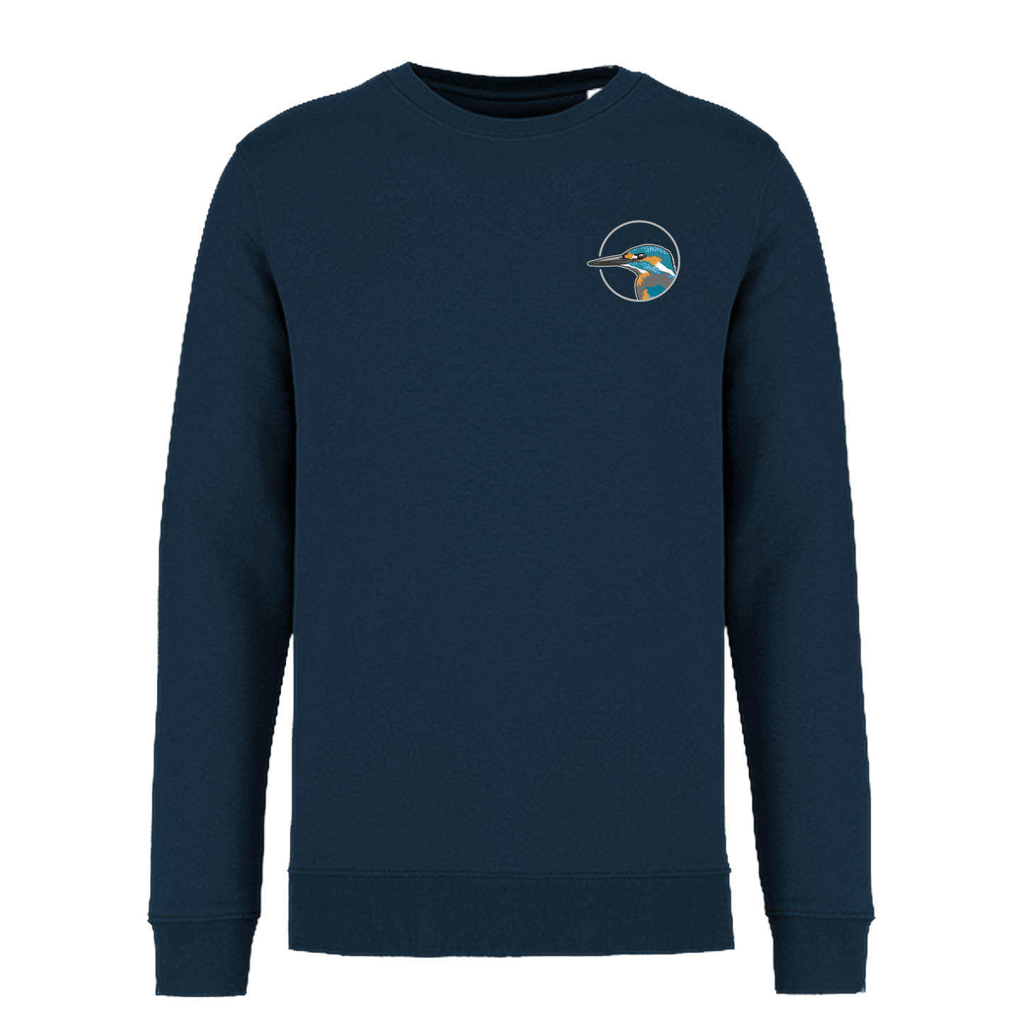 Eisvogel Bio Männer Sweatshirt Backprint