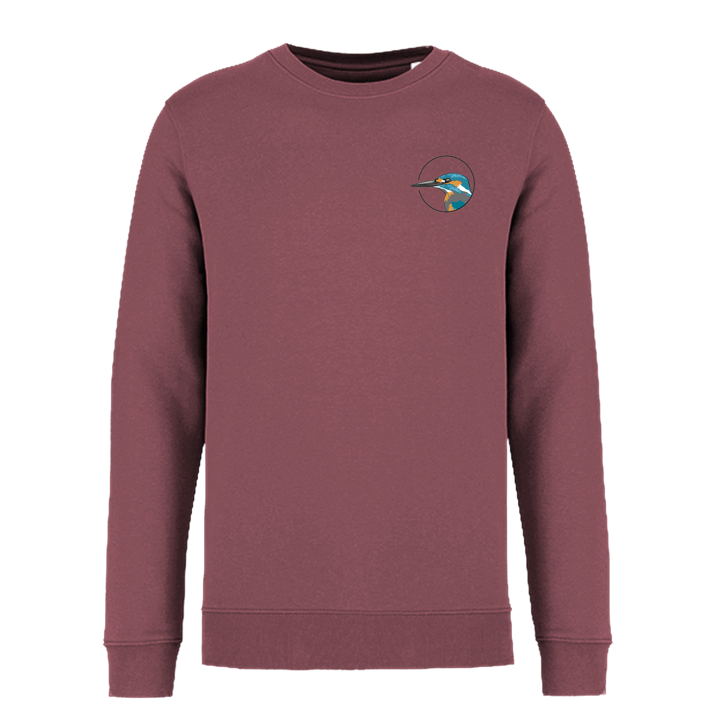 Eisvogel Bio Unisex Sweatshirt Backprint