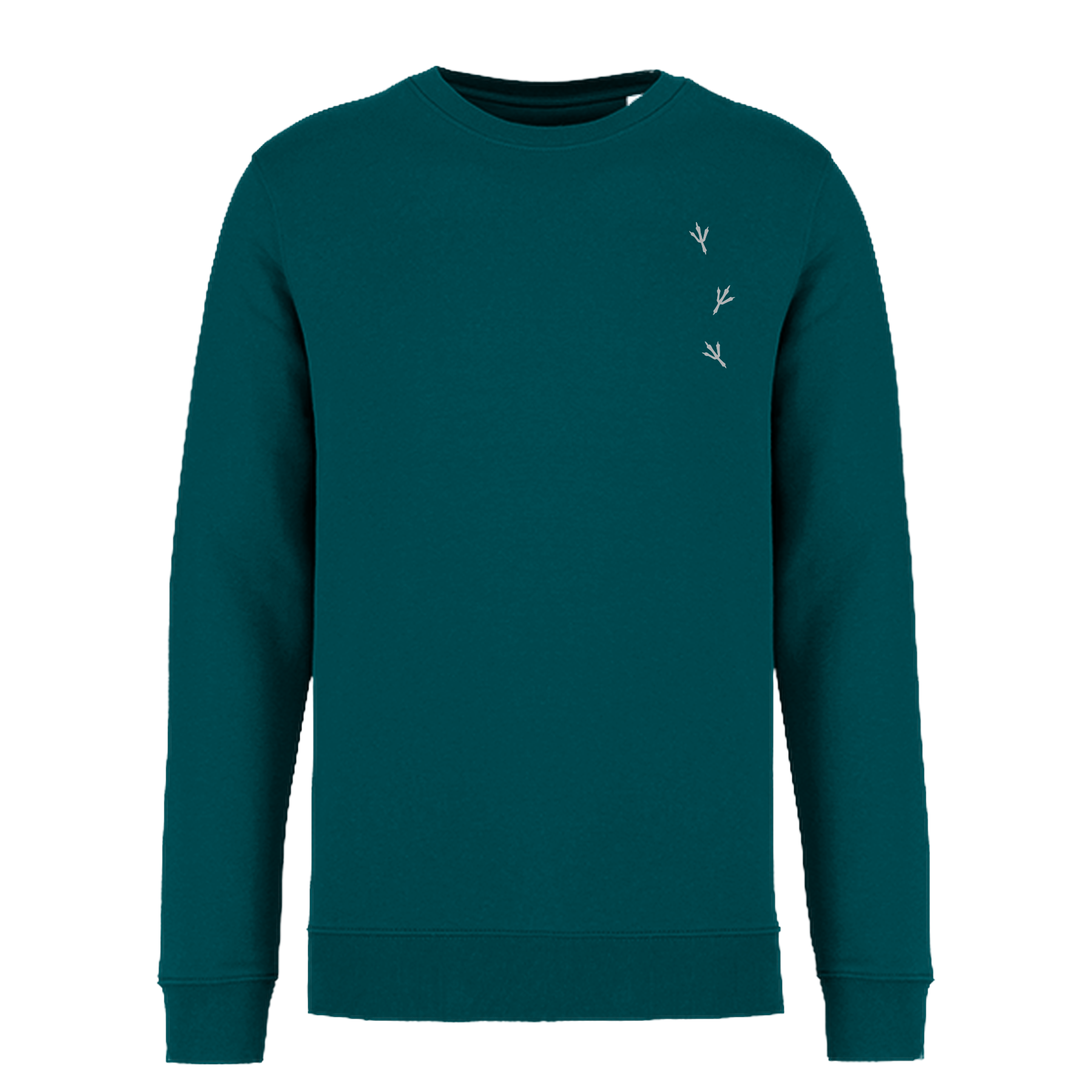 Wiedehopf Bio Männer Sweatshirt Backprint