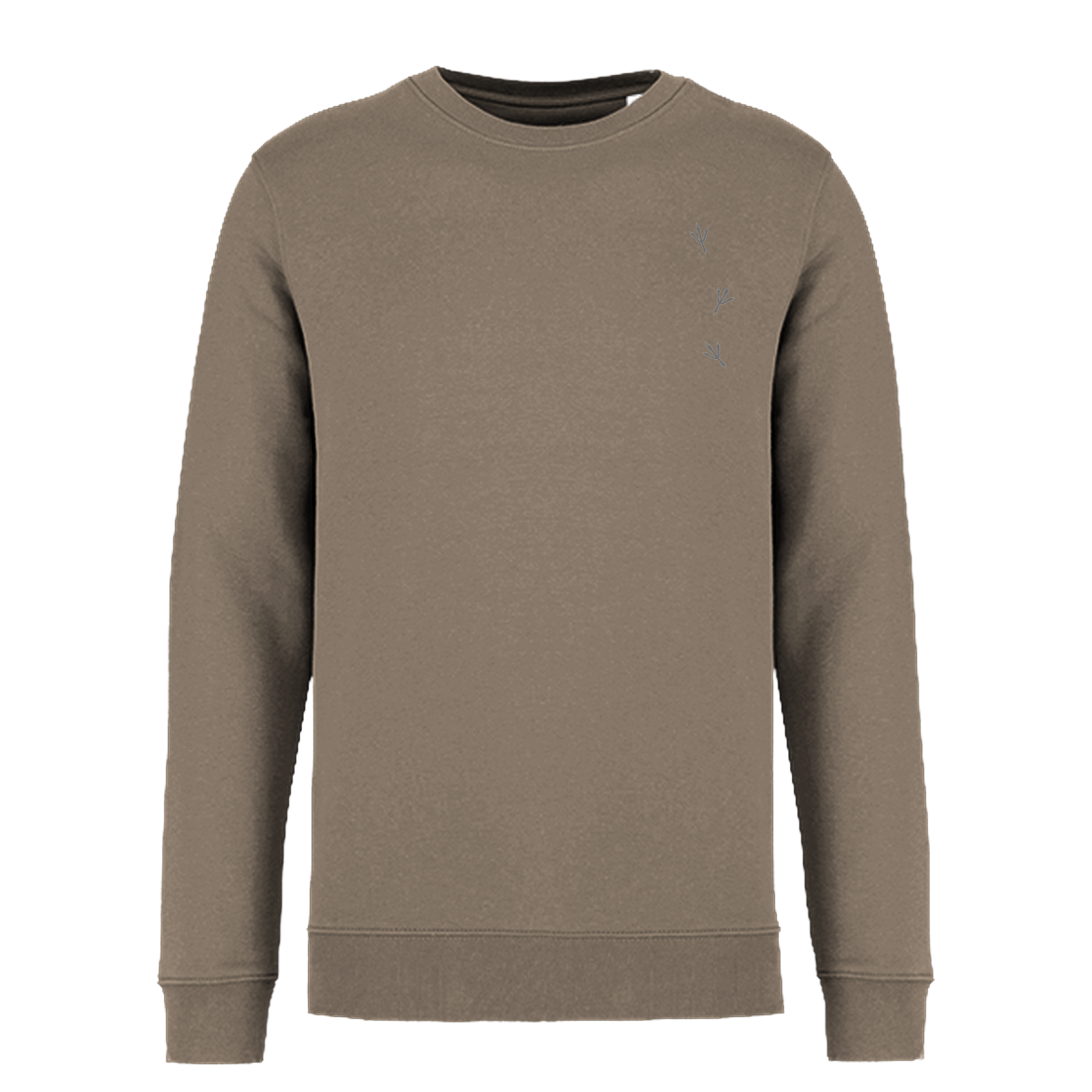 Wiedehopf Bio Männer Sweatshirt Backprint