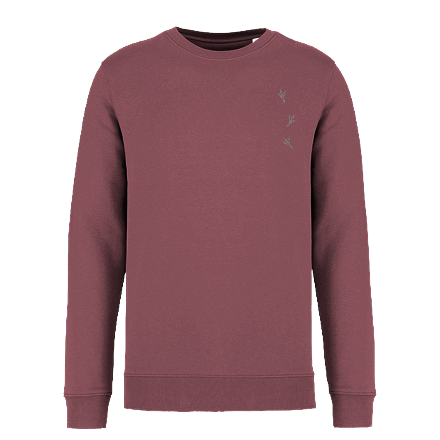 Wiedehopf Bio Unisex Sweatshirt Backprint