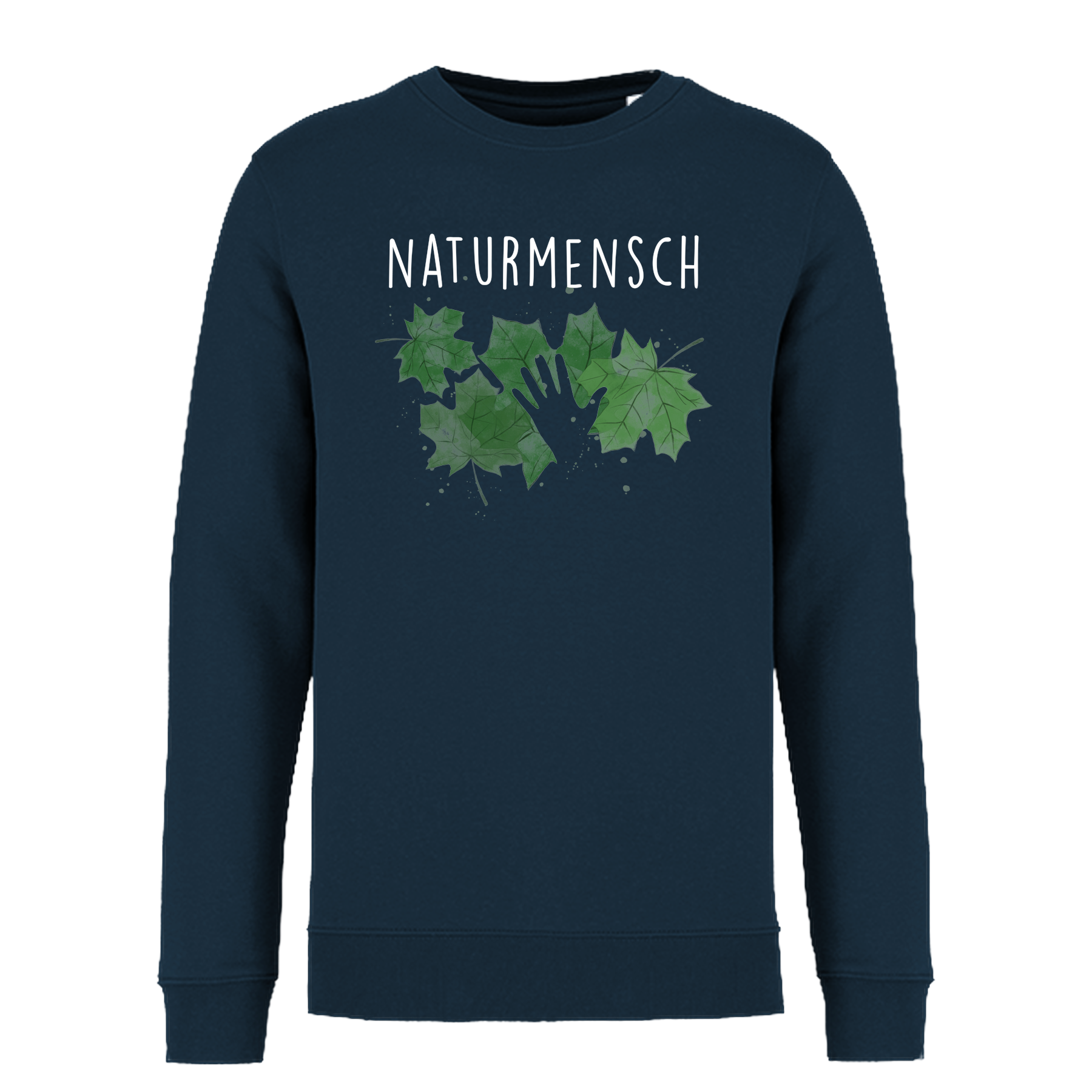 Naturmensch Bio Männer Sweatshirt Frontprint