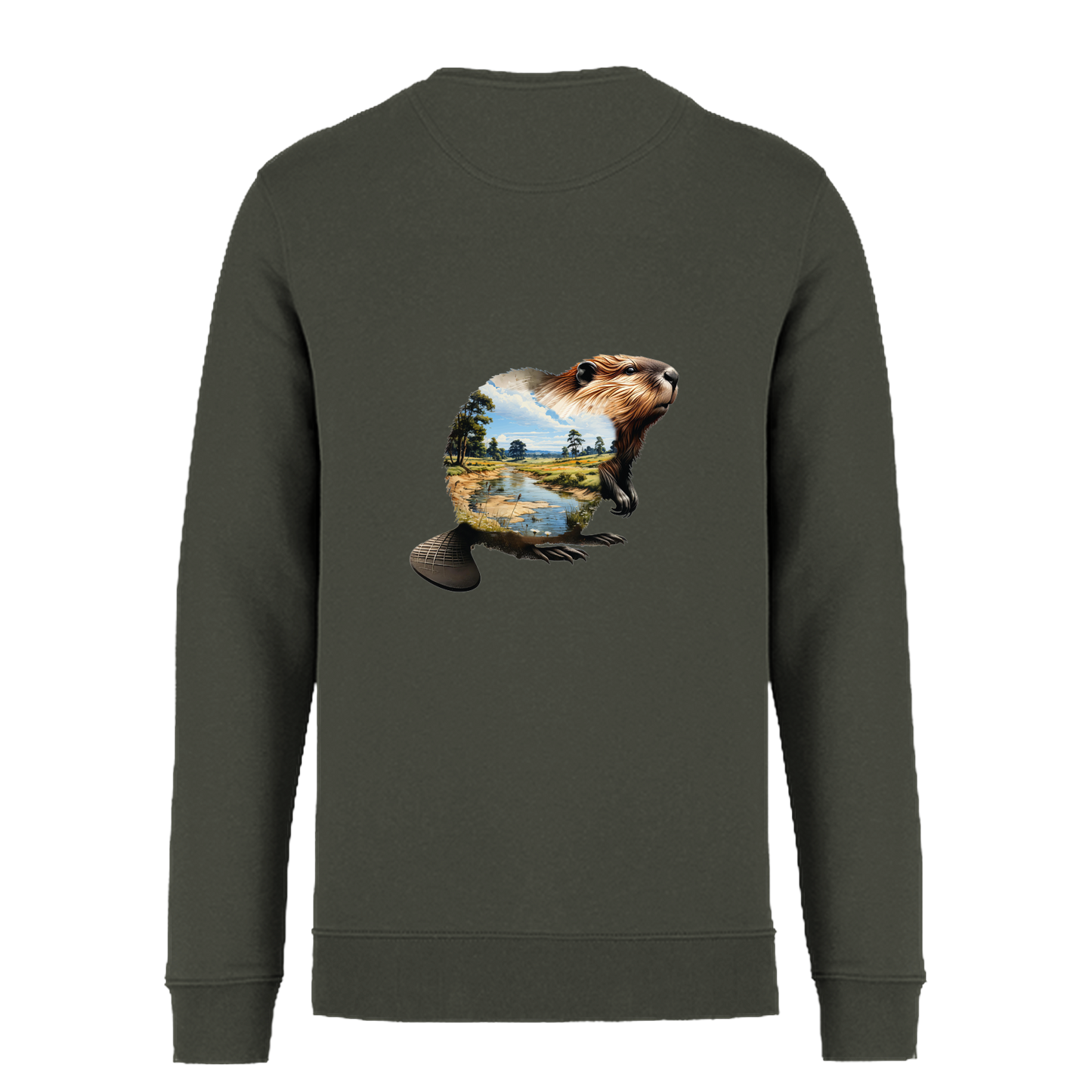Biber Bio Unisex Sweatshirt Backprint