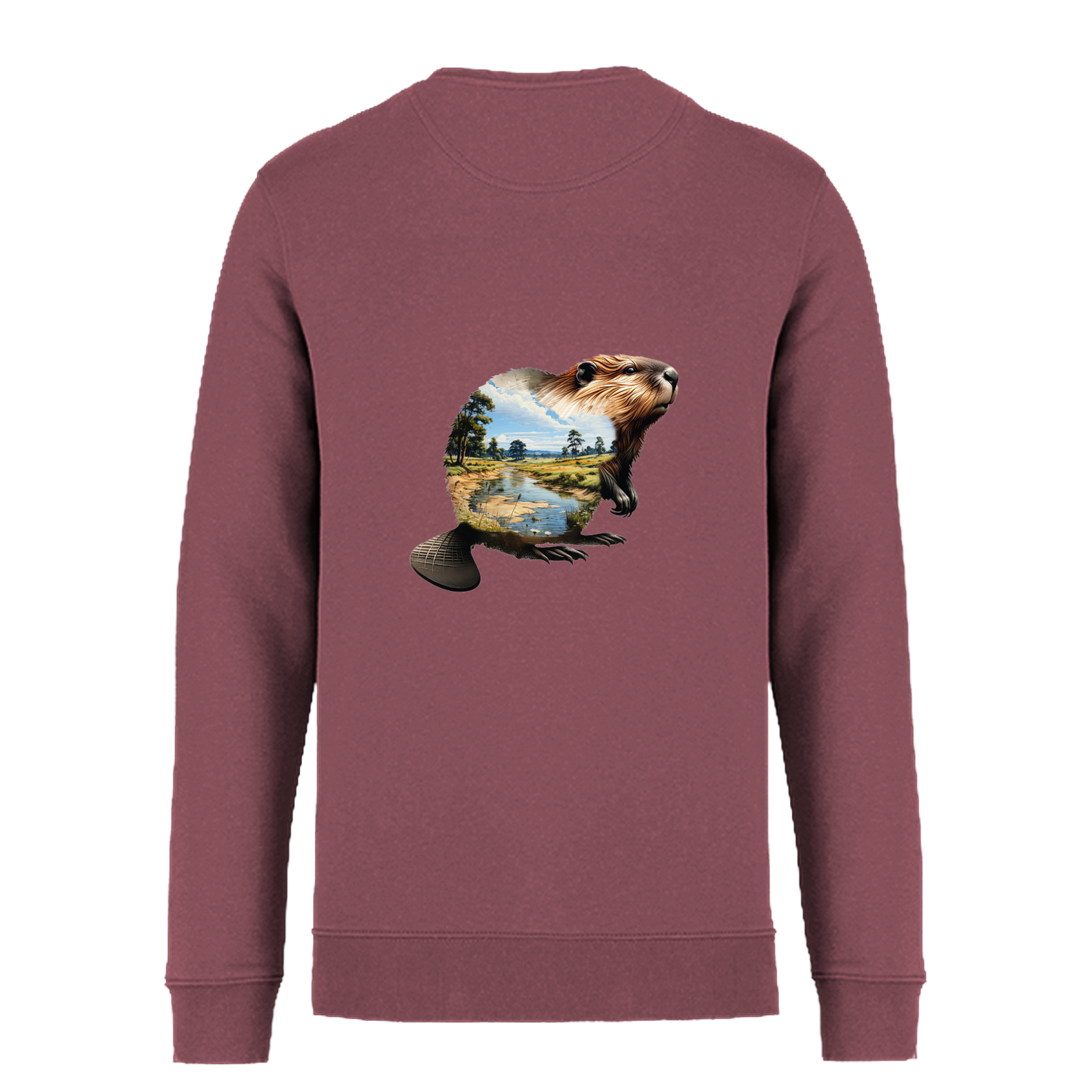 Biber Bio Unisex Sweatshirt Backprint