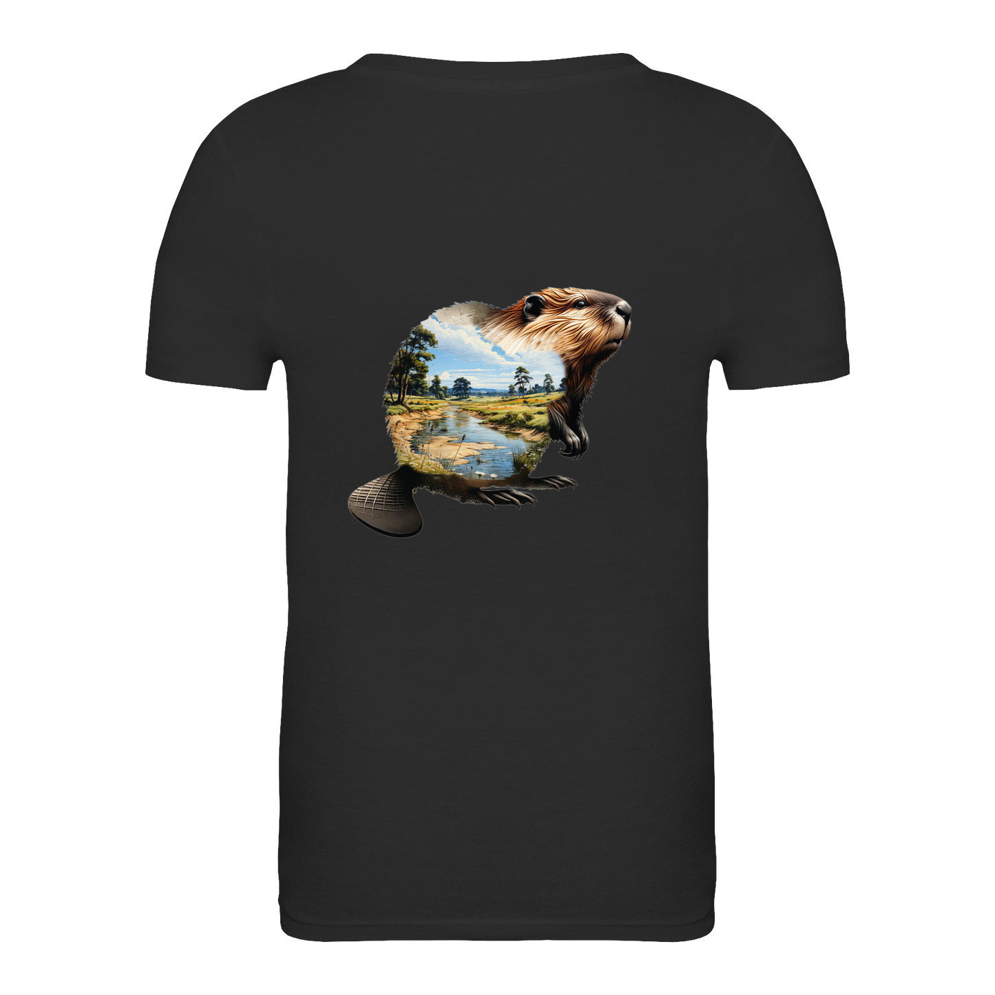 Biber Bio Kinder Unisex T-Shirt Backprint