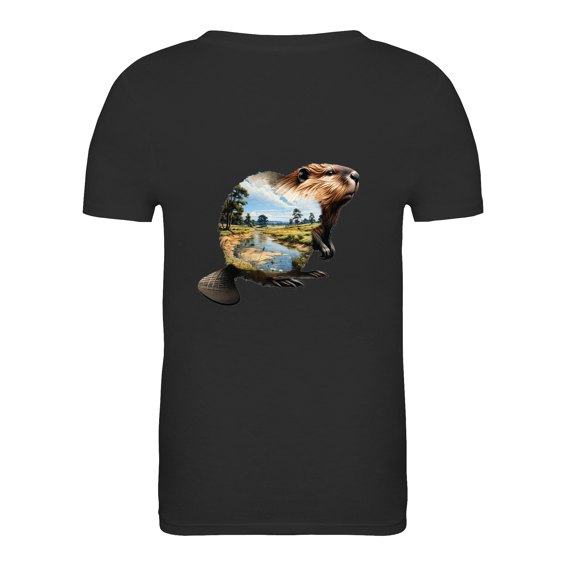 Biber Bio Kinder Unisex T-Shirt Backprint