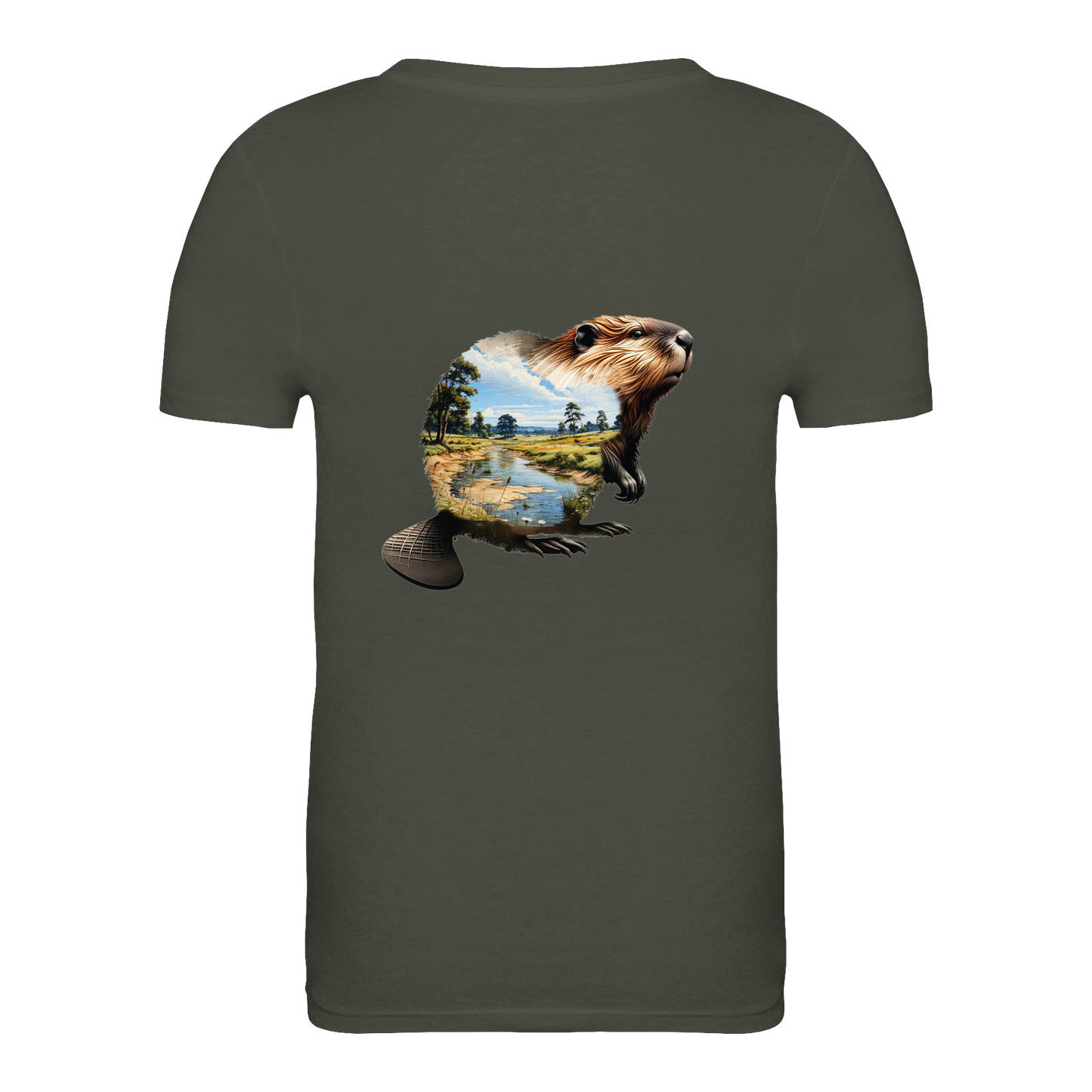 Biber Bio Kinder Unisex T-Shirt Backprint