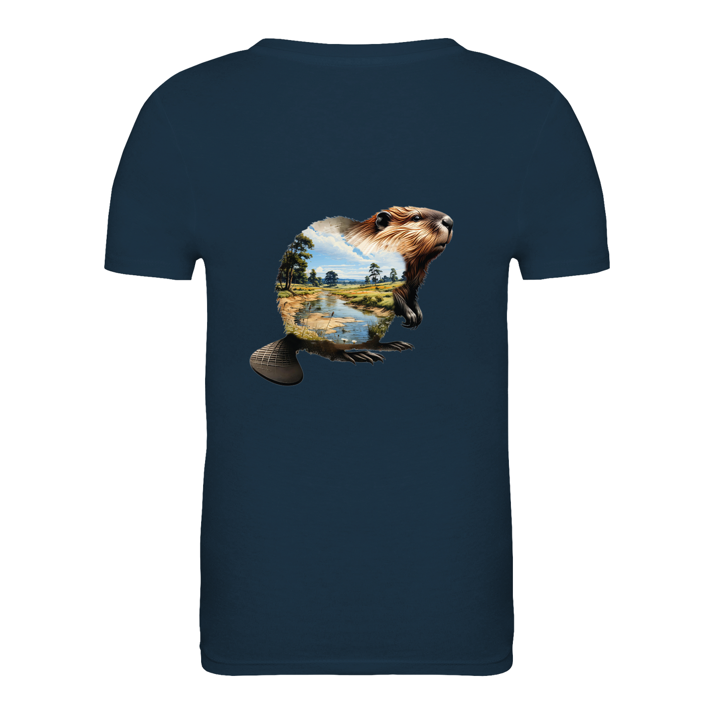 Biber Bio Kinder Unisex T-Shirt Backprint