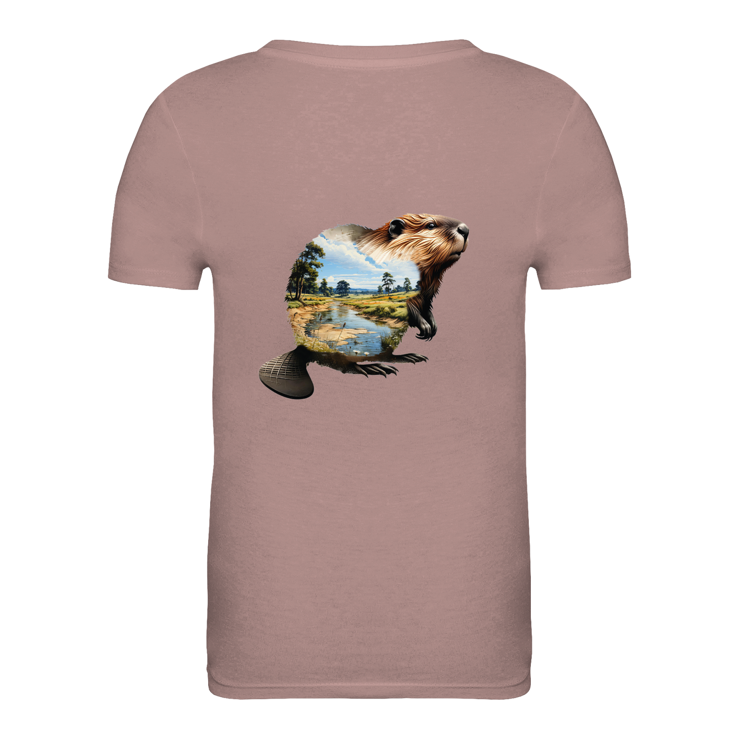 Biber Bio Kinder Unisex T-Shirt Backprint