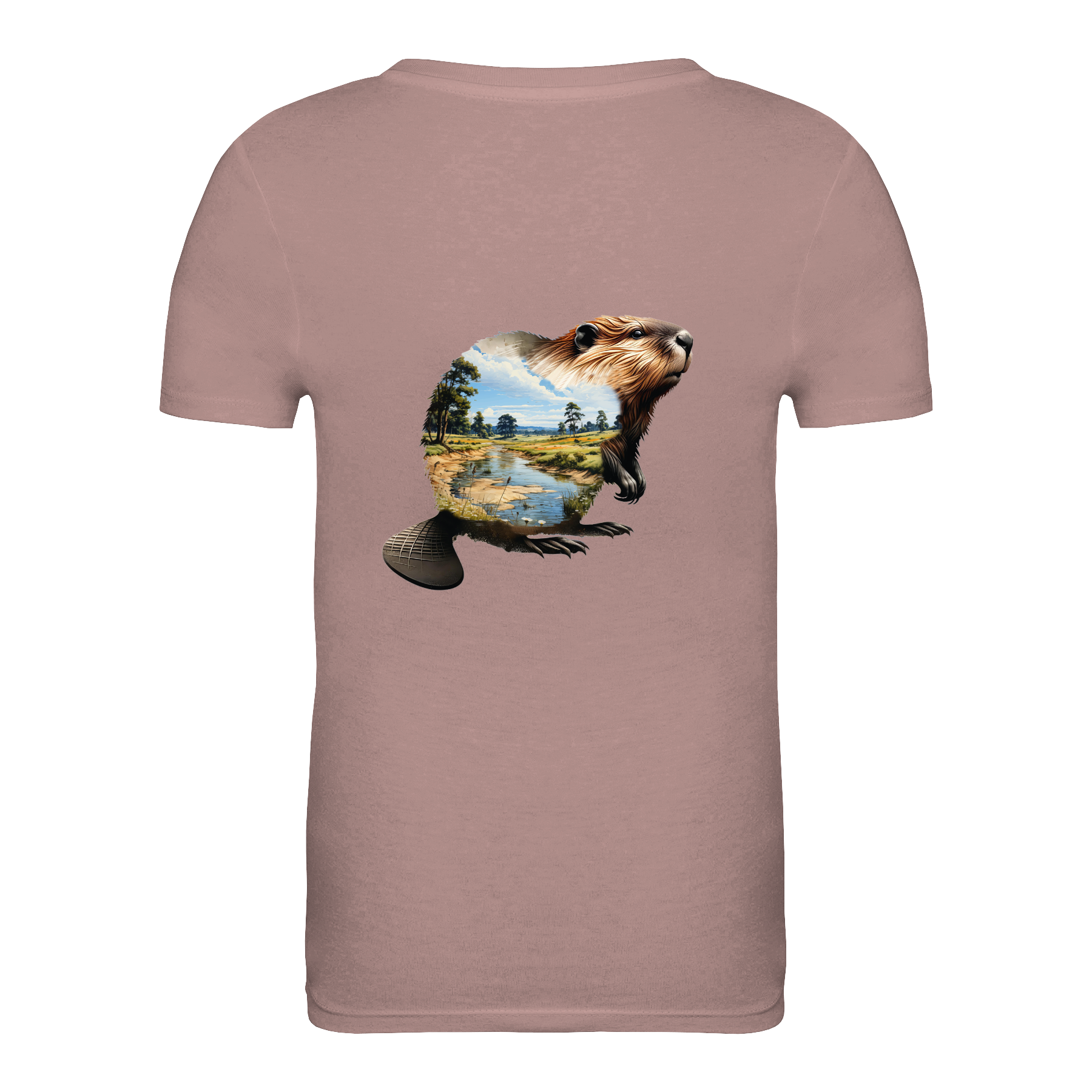 Biber Bio Kinder Unisex T-Shirt Backprint