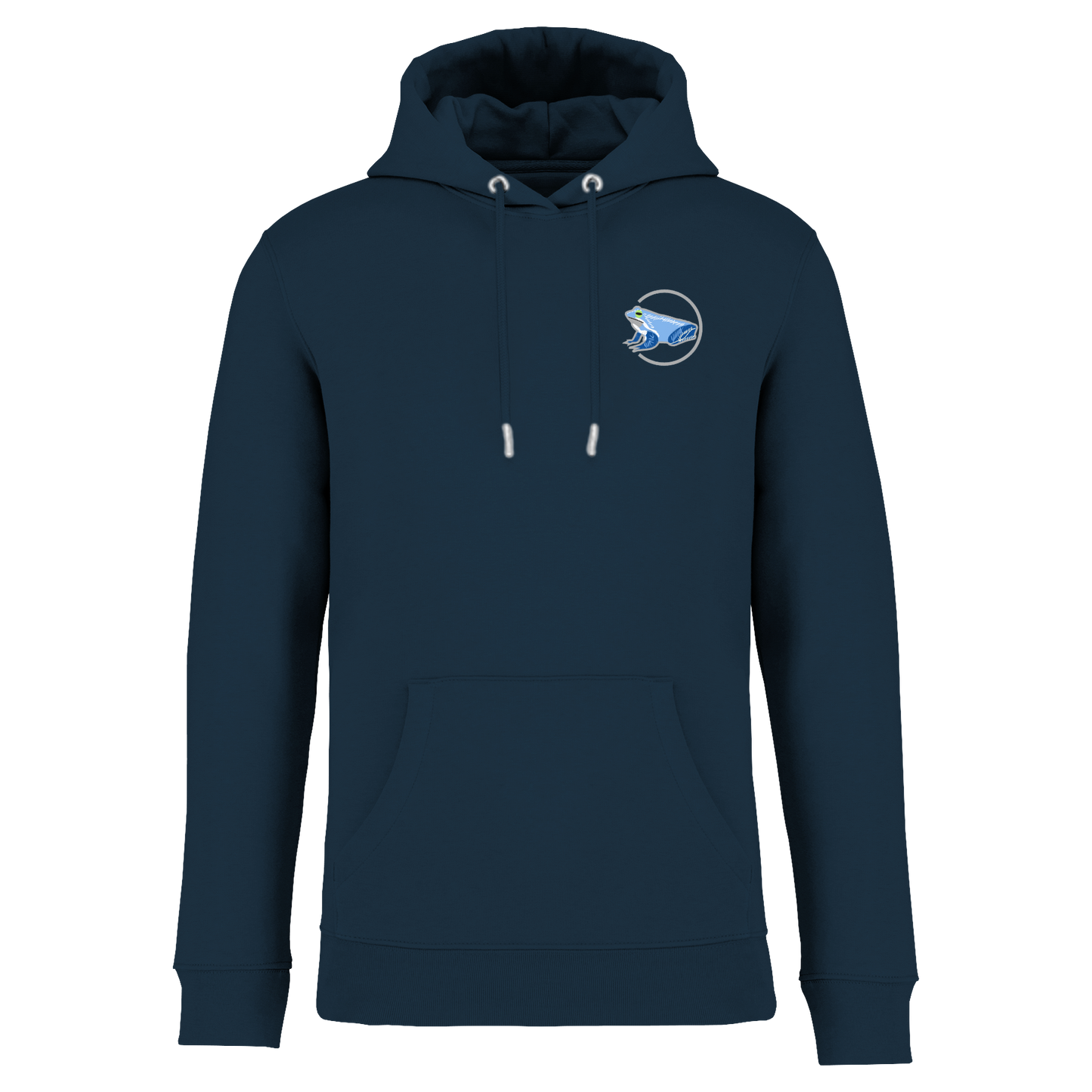Moorfrosch Bio Männer Hoodie Stick