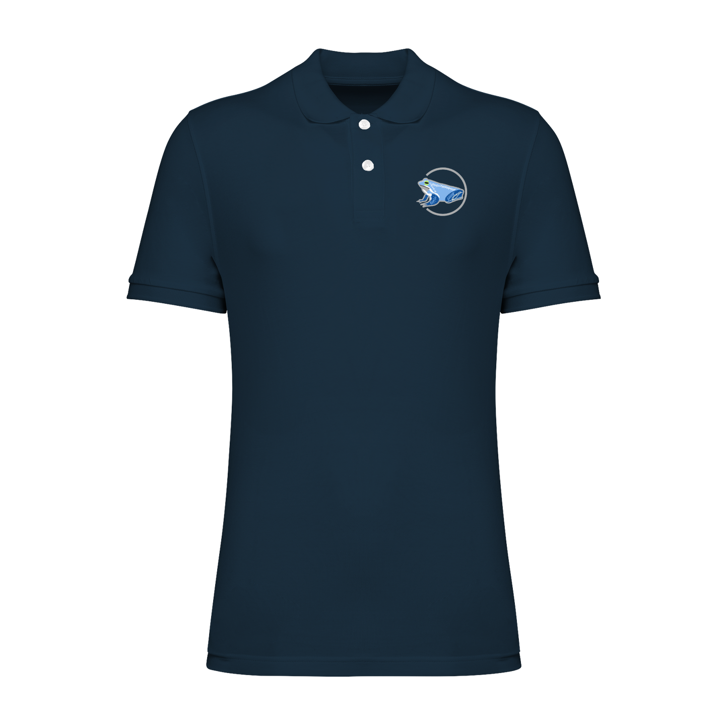Moorfrosch Bio Männer Poloshirt Stick