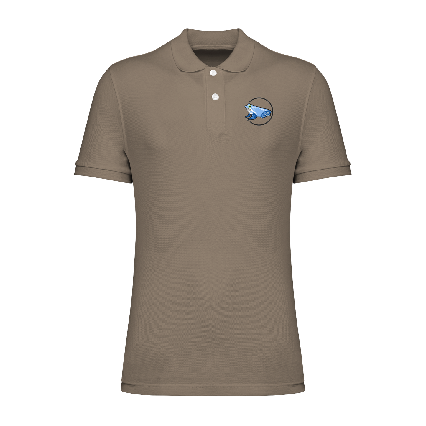 Moorfrosch Bio Männer Poloshirt Stick